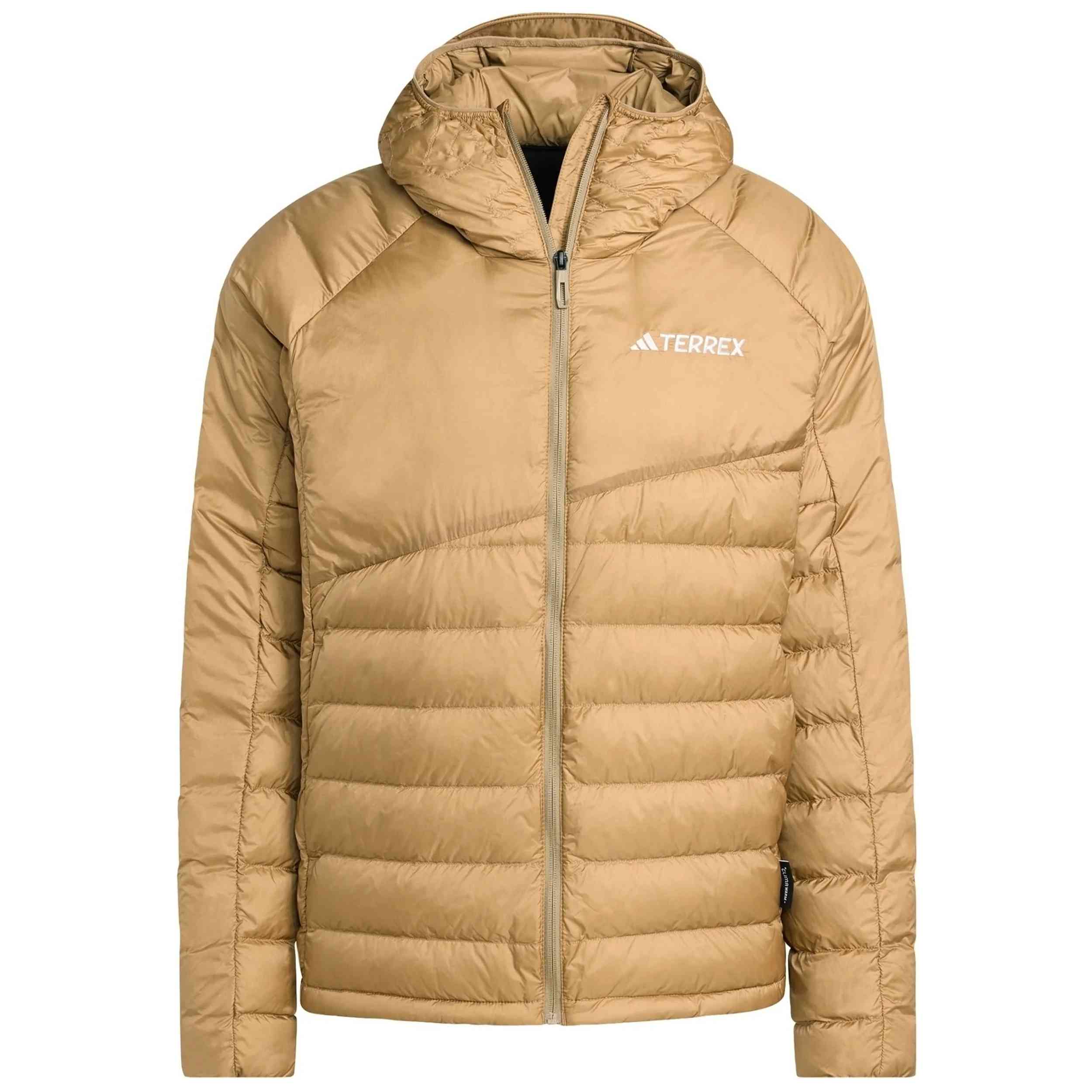 Chaqueta Adidas modelo Terrex Xperior CLIMAWARM+ Down "Cardboard" para hombre y mujer en color Marron