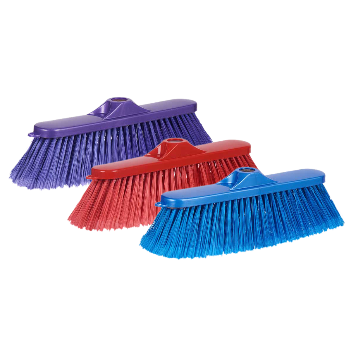 Recambio Cepillo Universal Para Escoba 3 Colores | Cepillo Para Barrer Cualquier Superficie 8 x 32 x 9 cm