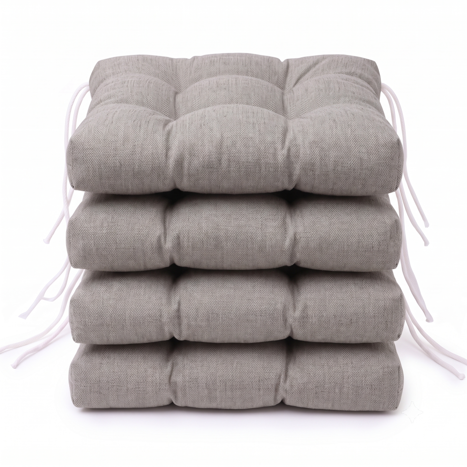 Cojines para Sillas de Terraza (Pack 2/4/6). Cojines Silla 40x40 cm (Grosor Extra 8 cm). Cojin Silla Exterior. Cojines Exterior Comedor, Cocina, Terraza y Jardín.