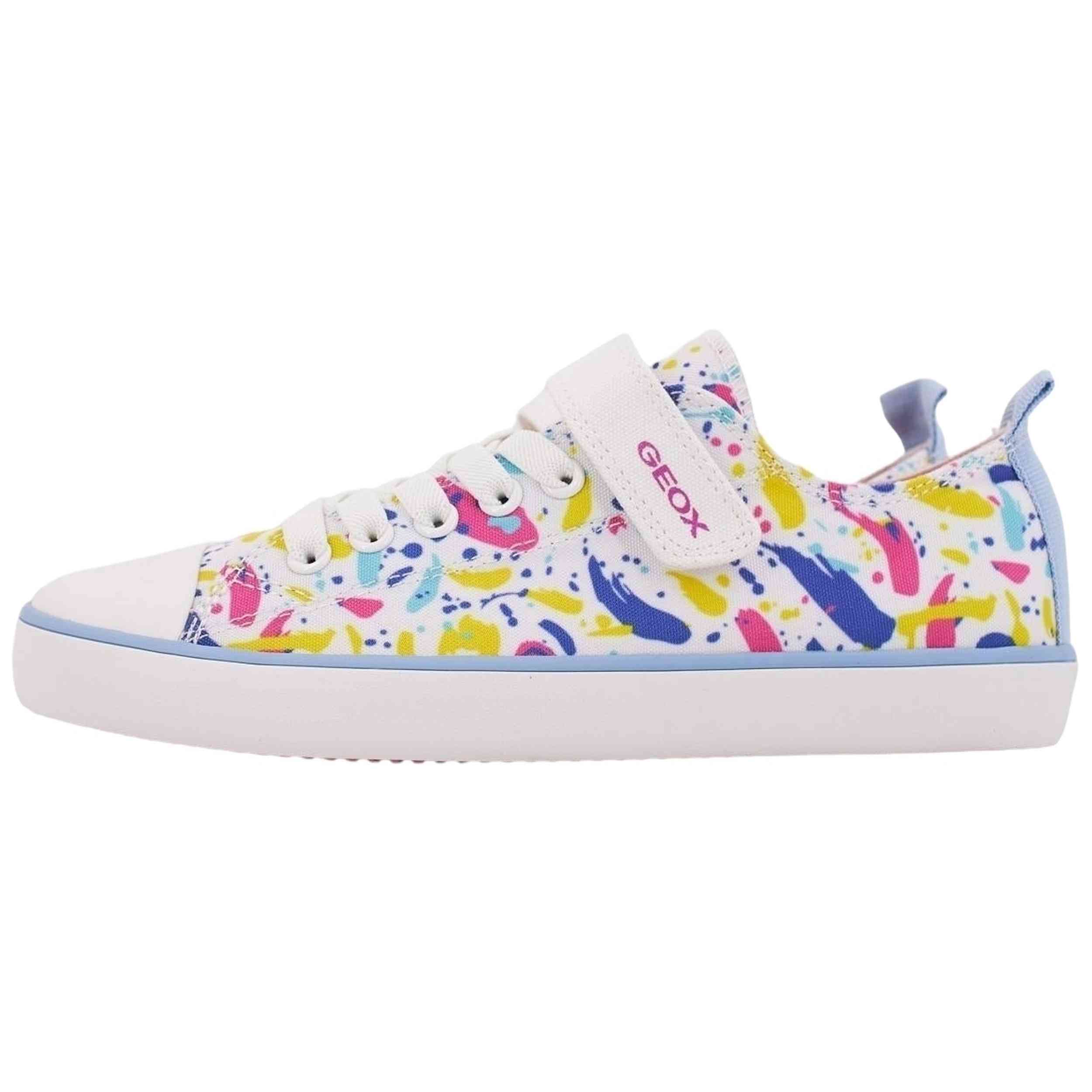 Zapatillas Geox modelo 312-782177-C0653-WHITE-MULTICOLOR para Niñas en color Multicolor