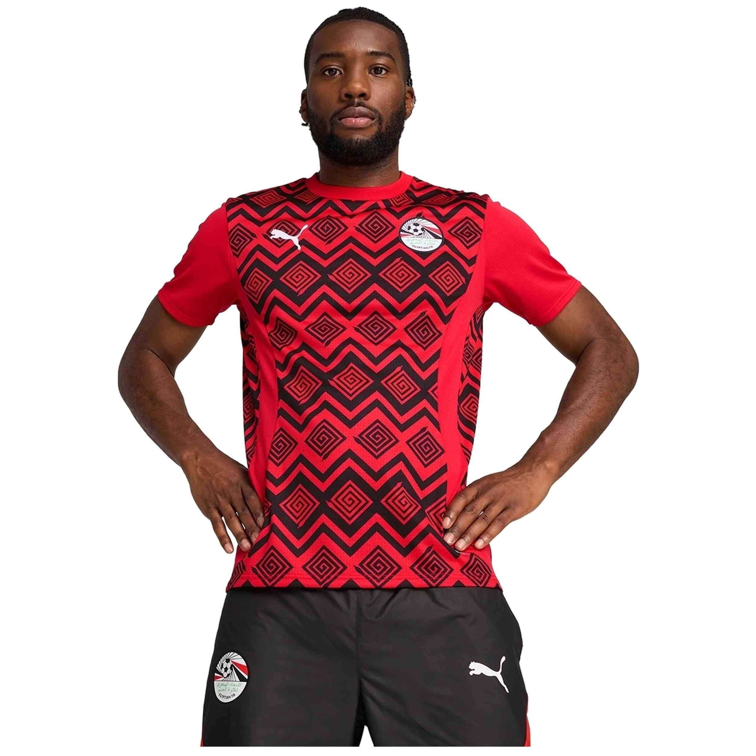 Camiseta De Futbol Puma modelo Egipto Training para Hombre en color Rojo
