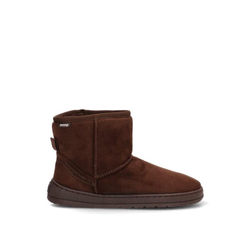 Botin Respetuoso/barefoot Mustang - Mujer - Suela Plana - Modelo 85505 - Color Café