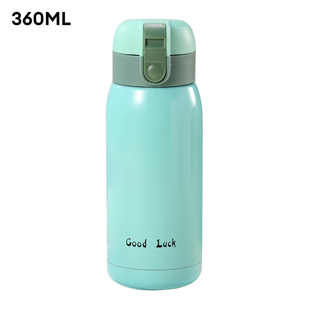 CA Termo De Maple Inoxide 360ML Con Cubierta Saltarina Y Bolso Termal Para Café Aislamiento Botella De Agua Caliente Para Niños Regalo