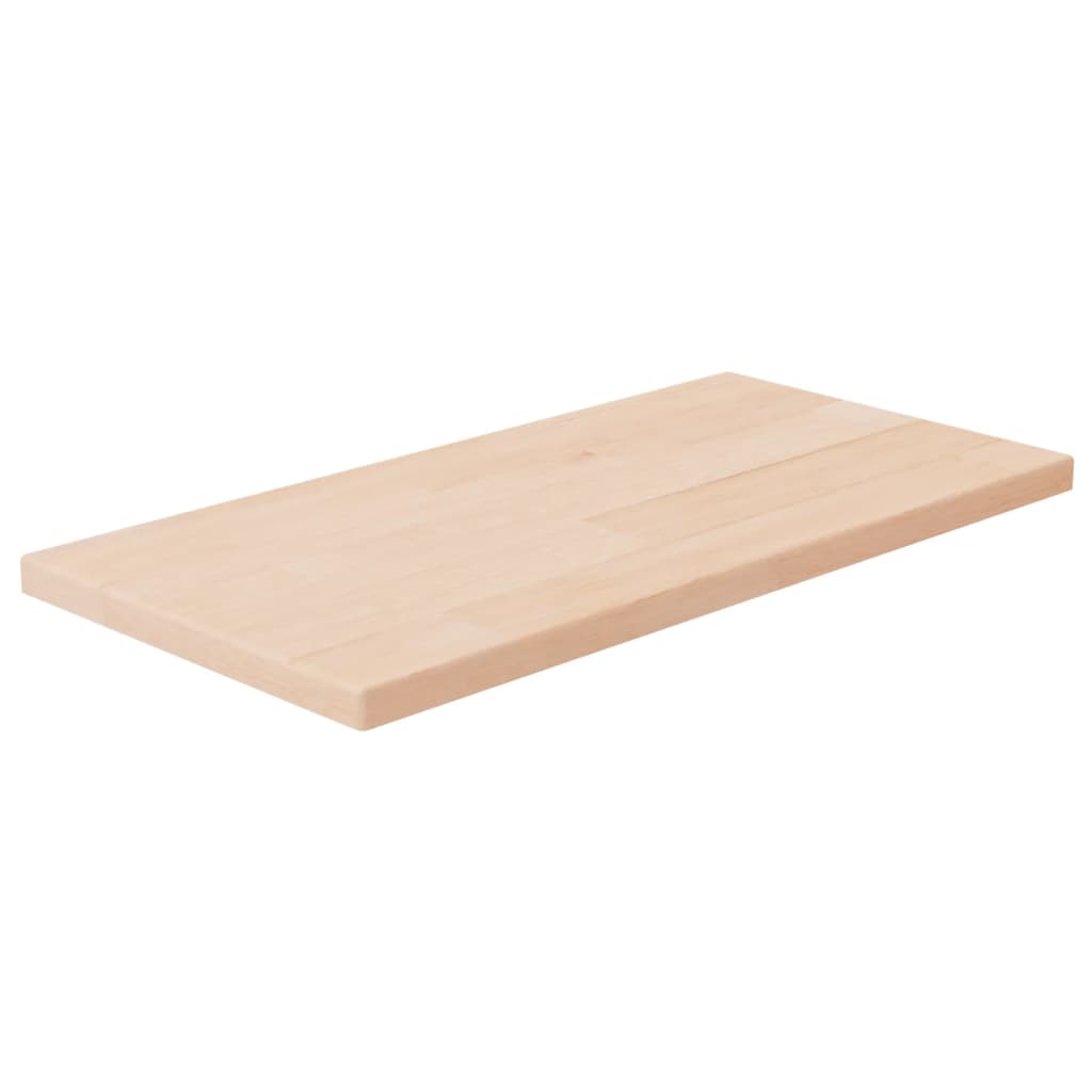 vidaXL Tabla estantería madera maciza roble sin tratar 40x20x1.5 cm, 60x20x1.5 cm, 80x20x1.5 cm Mueble Almacenaje Estantería para Oficina, Estudio, Dormitorio Estantería/Librería/ mueble de Almacenamiento