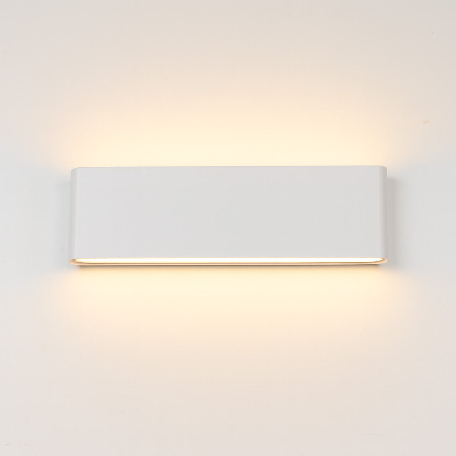 Aplique de Pared Exterior/Interior LED 20W Aluminio Rectangular Iluminación Arriba y Abajo 300mm IP54"SAFATA