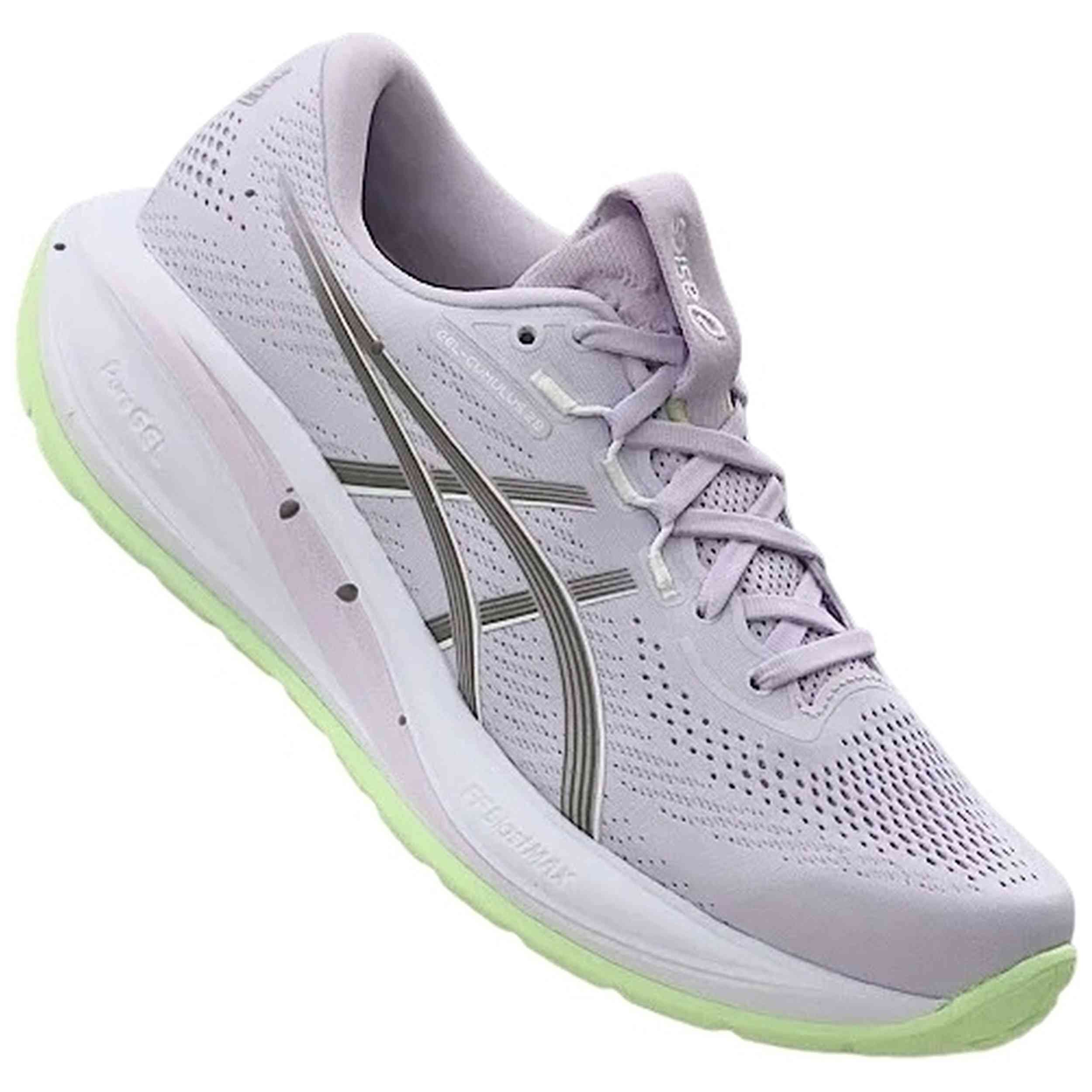 Zapatillas De Running Asics modelo GEL-CUMULUS 28 "Dahlia/Illuminate Yellow" para Mujer en color Morado