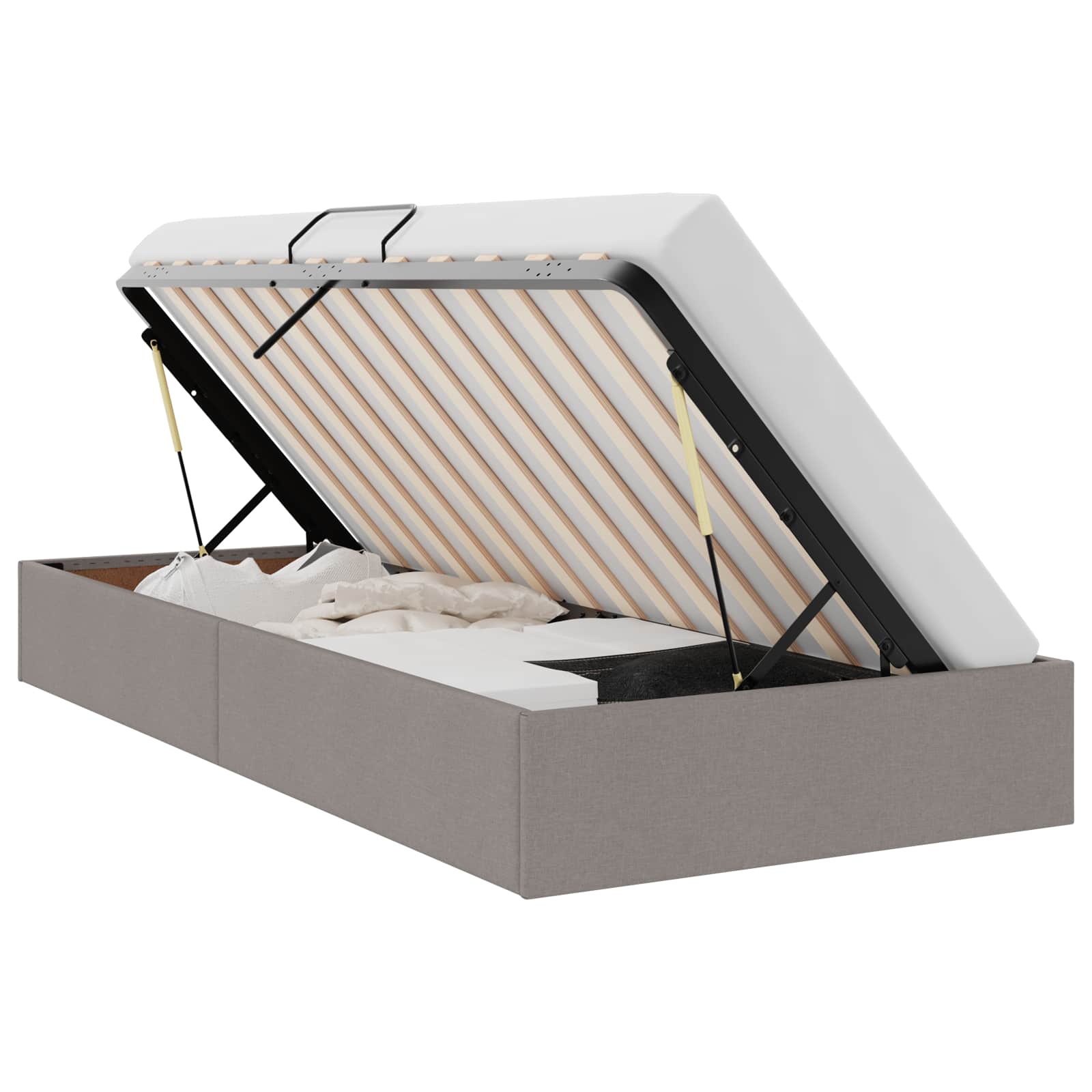 vidaXL Estructura de Cama Ottoman 90 x 200 cm tela Multicolor