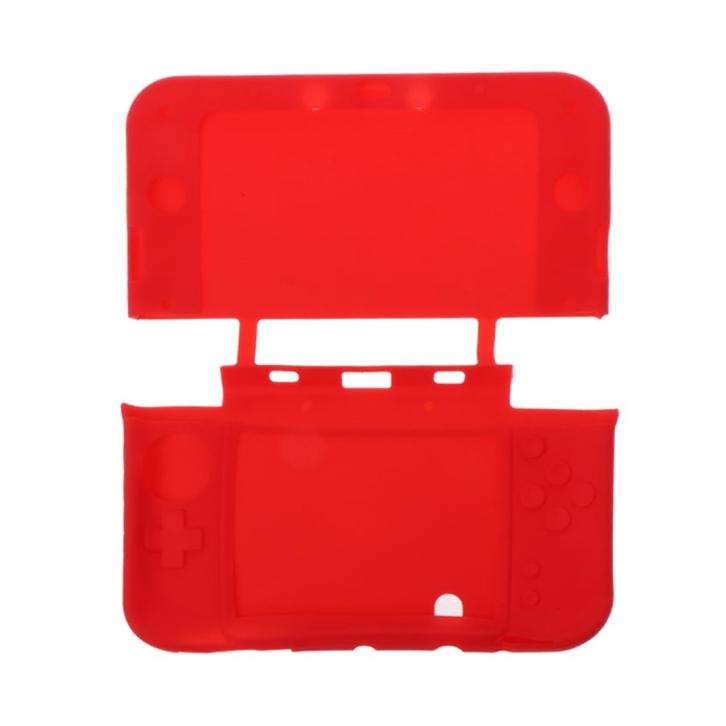 FUNDA DE SILICONA PARA NINTENDO 3DS XL GOMA PROTECTOR CARCASA SUAVE ROJO ROJA