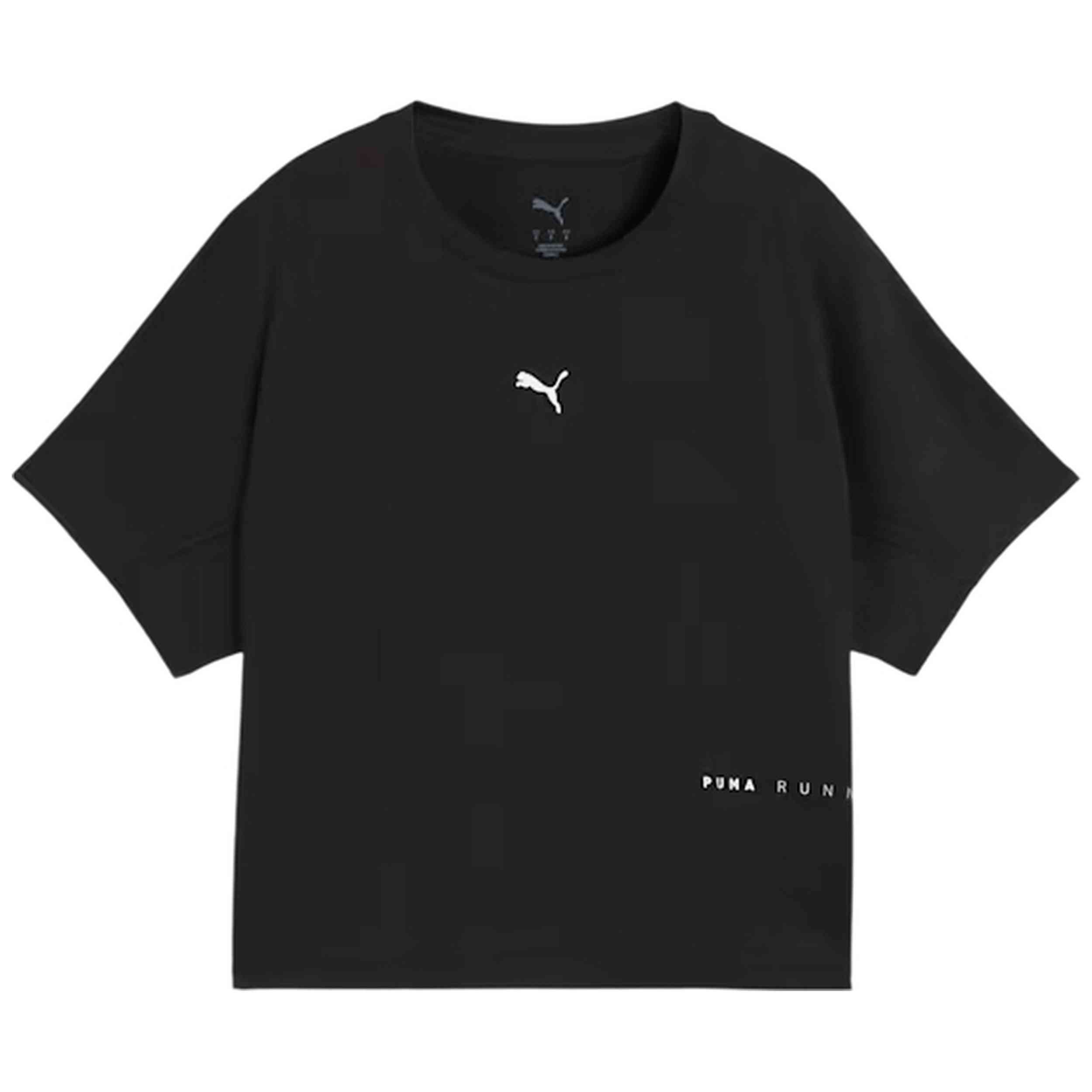 Camiseta Puma modelo W Run Brightstride C en color Negro