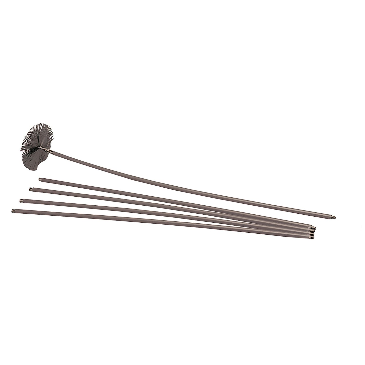 SANCO STORE - WOLFPACK LINEA PROFESIONAL Deshollinador Cepillo Kit Chimeneas 6,7 metros x 250 mm. Diámetro.