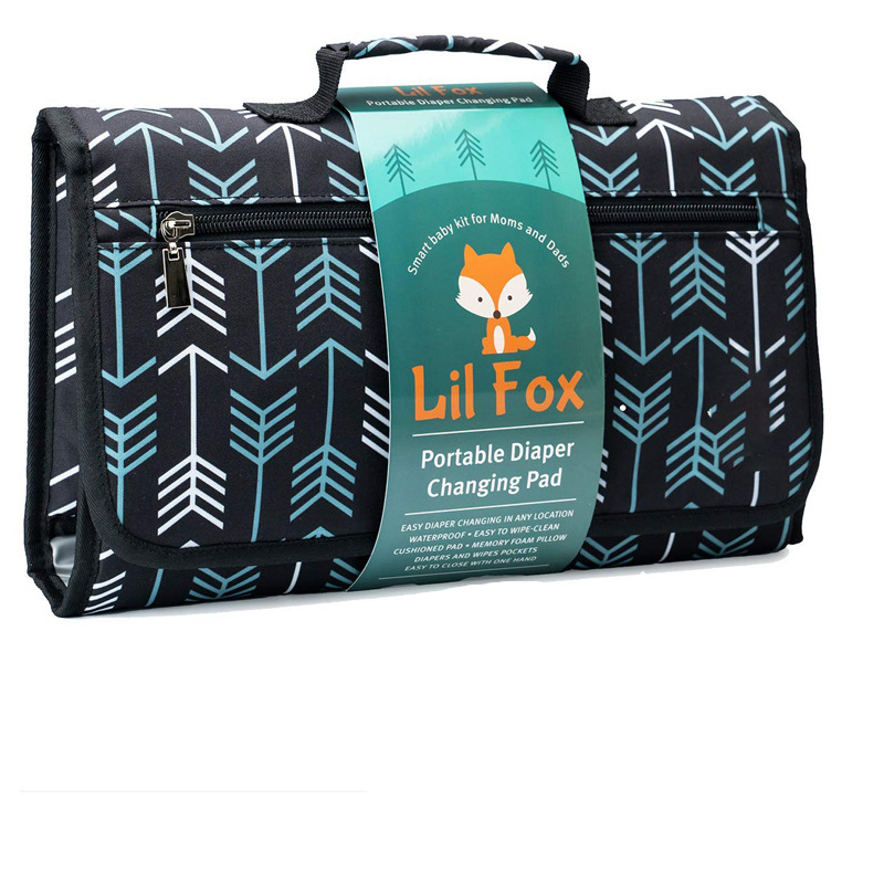 TK Cambiador de Bebé Portátil Lil Fox - Impermeable y Plegable