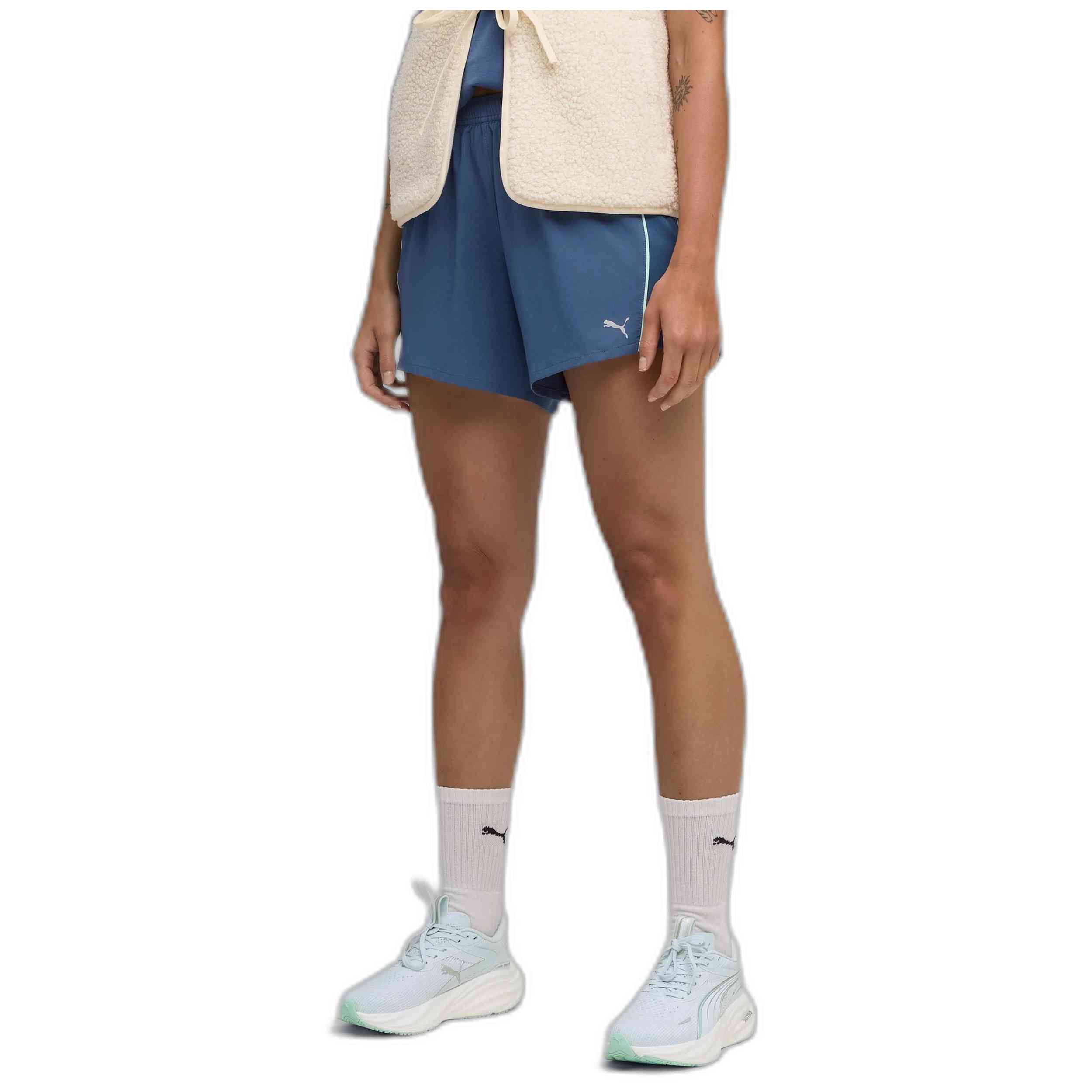 Pantalon Corto Puma modelo 526587-80 para Mujer en color Azul