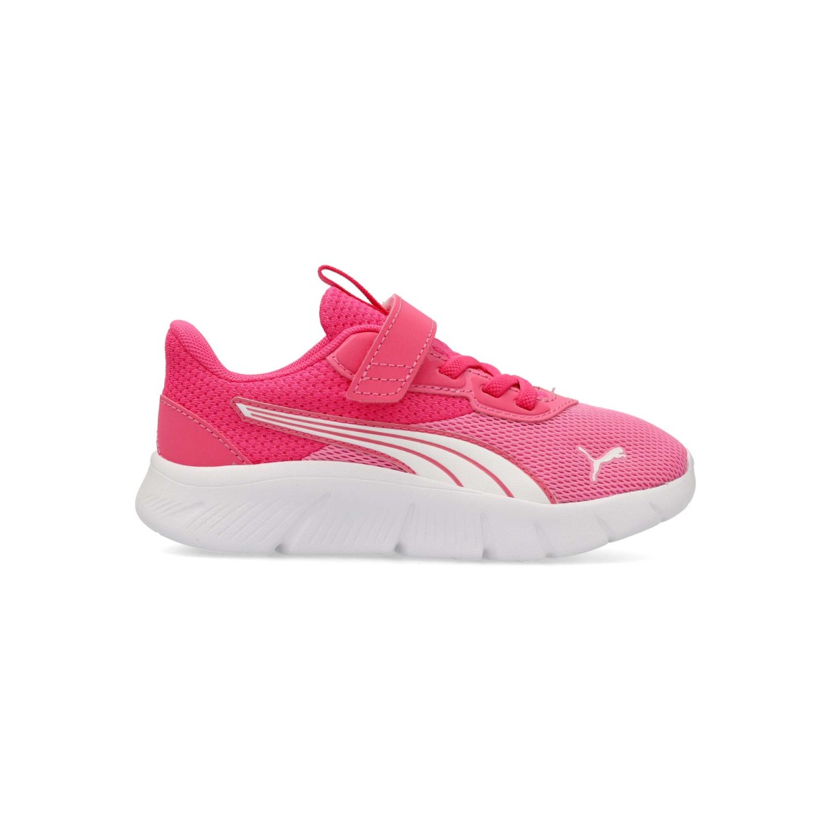 PUMA - Zapatillas deportivas Flex Focus Modern AC para niña, con malla transpirable y suela de goma EVA, cierre adherente y cordón elástico