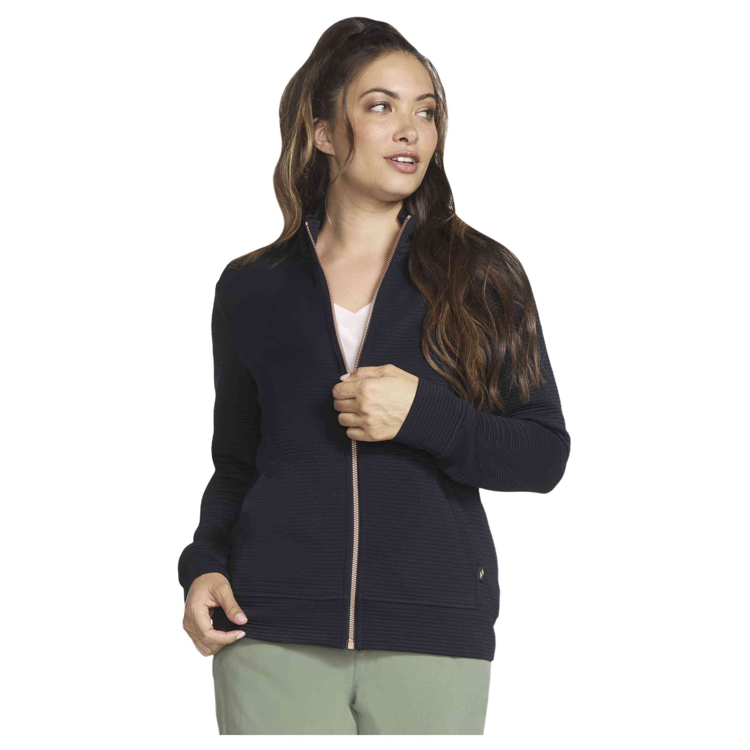 Chaquetas Skechers modelo W3JA261BLK para Mujer en color Negro
