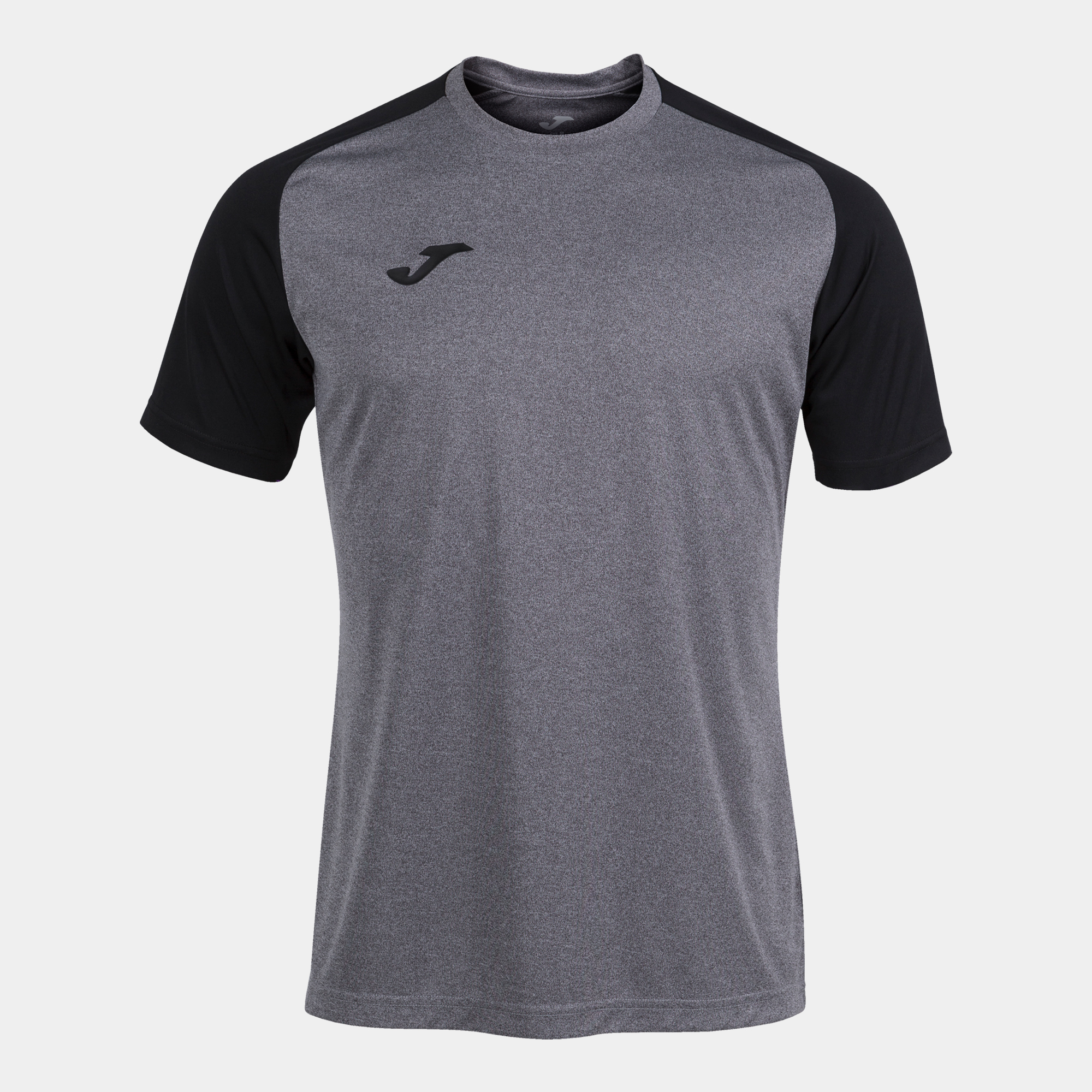 Camiseta M/C Hombre Joma Academy IV 101968 Gris Melange Negro 251 Ligera
