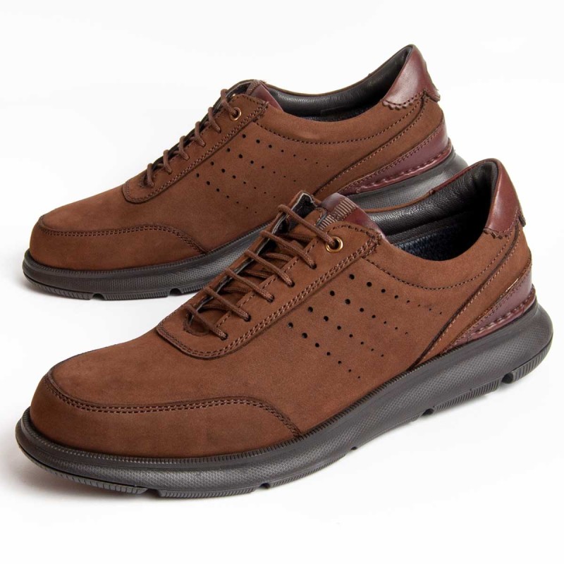 Zapato De Piel Para Hombre.  Purapiel  Confore5  98985