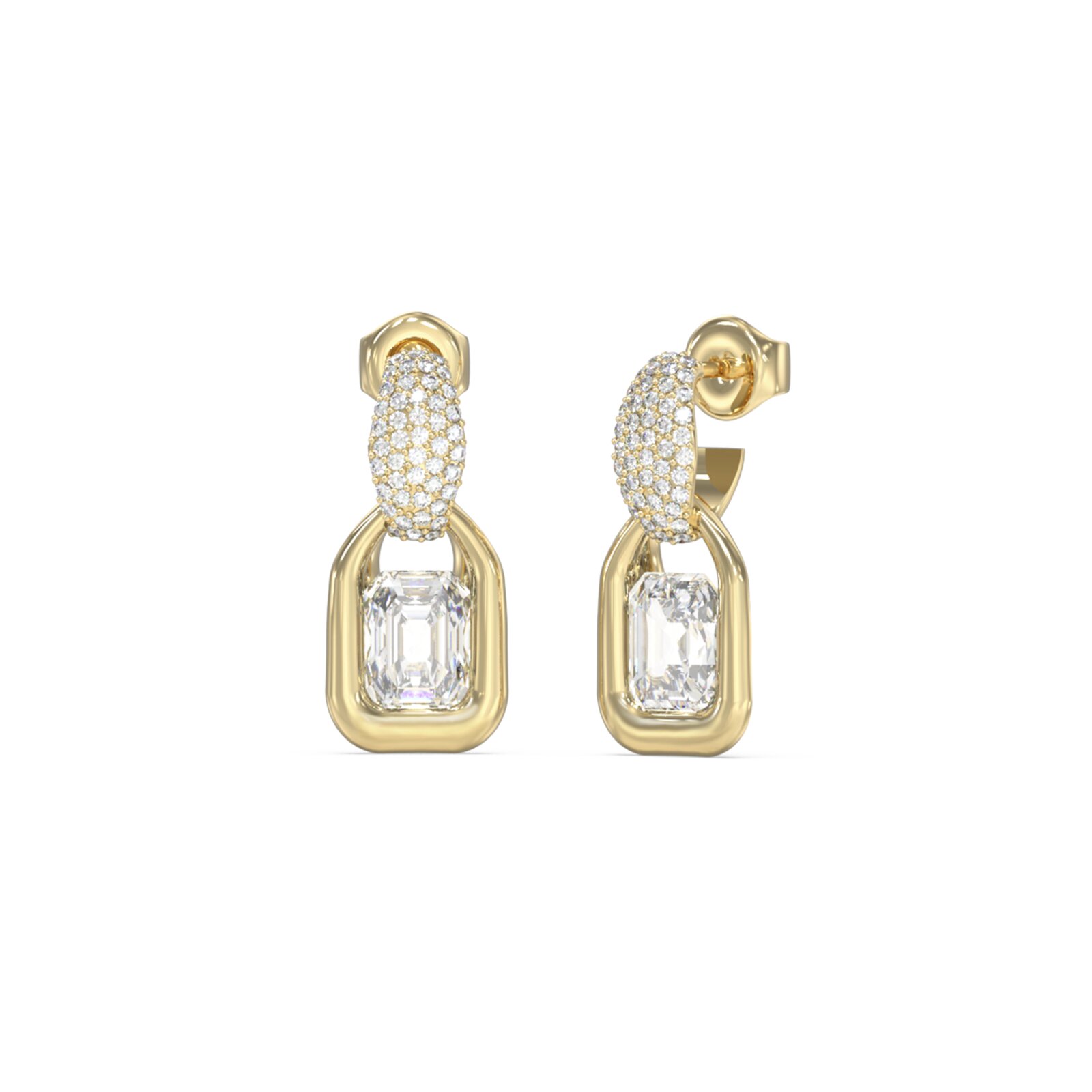 Guess Pendientes Mujer Radiosa De Acero Dorado Jube06391jwygt-u