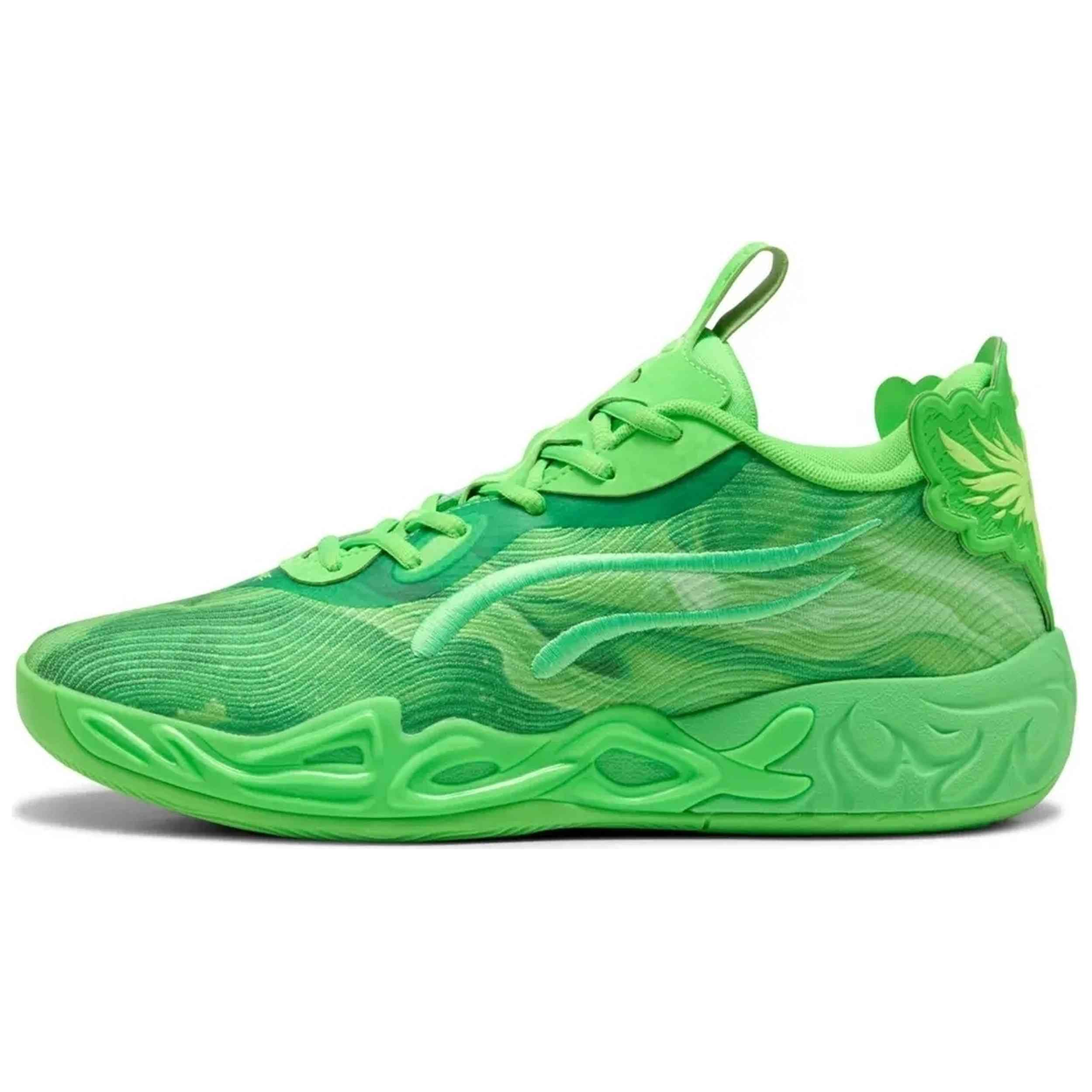 Zapatillas De Baloncesto Puma modelo LaMelo Ball MB.04 Low Team Bank "Green Glare" para Hombre en color Verde