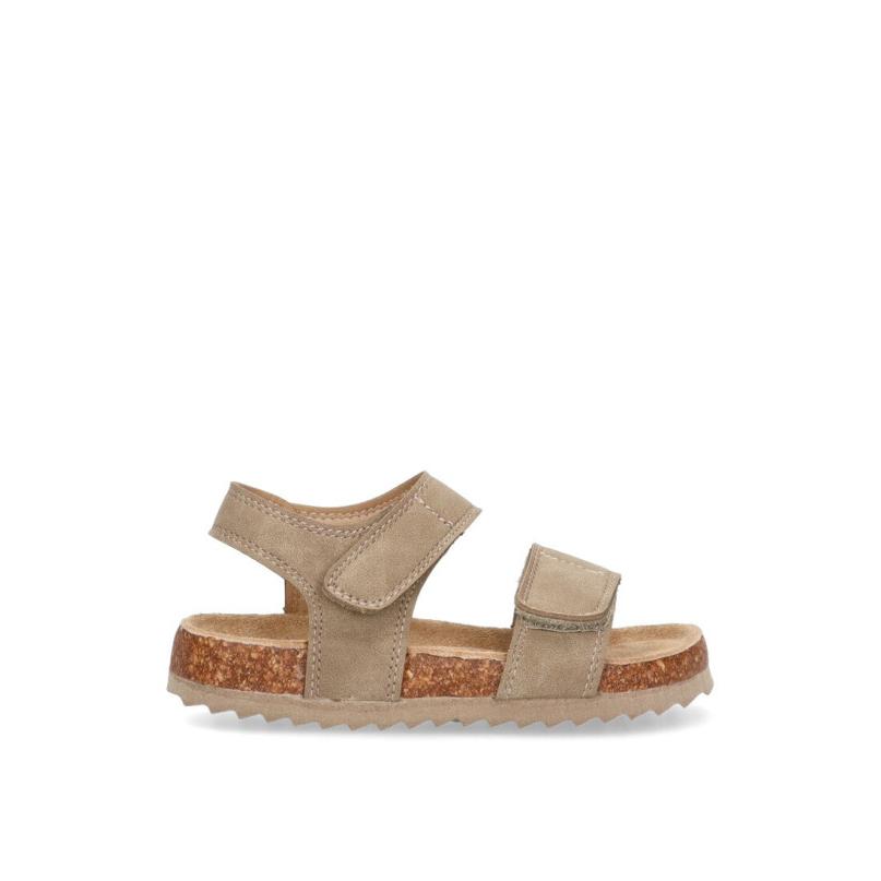 Sandalia Etika - Niño - Suela Plana - Modelo 17205 - Color Beige