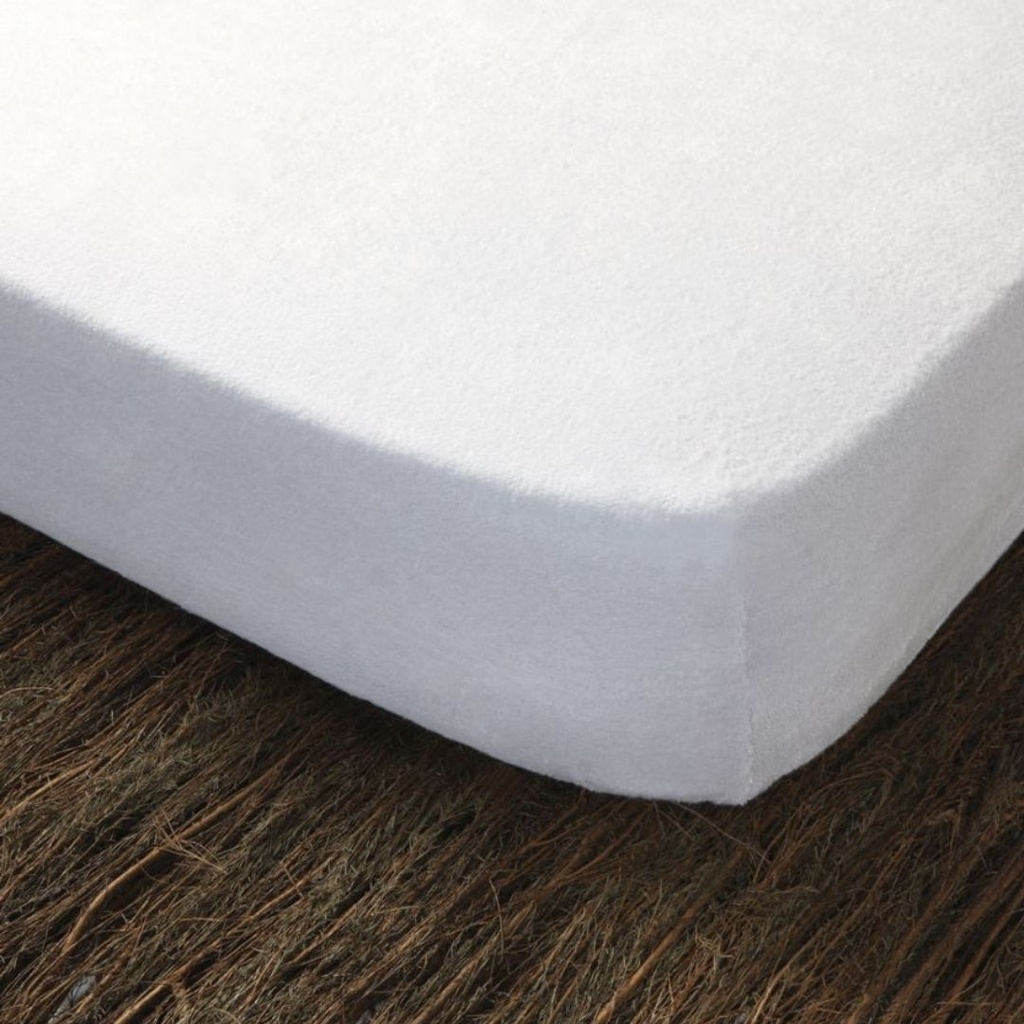 Funda de colchón elástica Mistral, Color Blanco, 100% Algodón, Cotopur