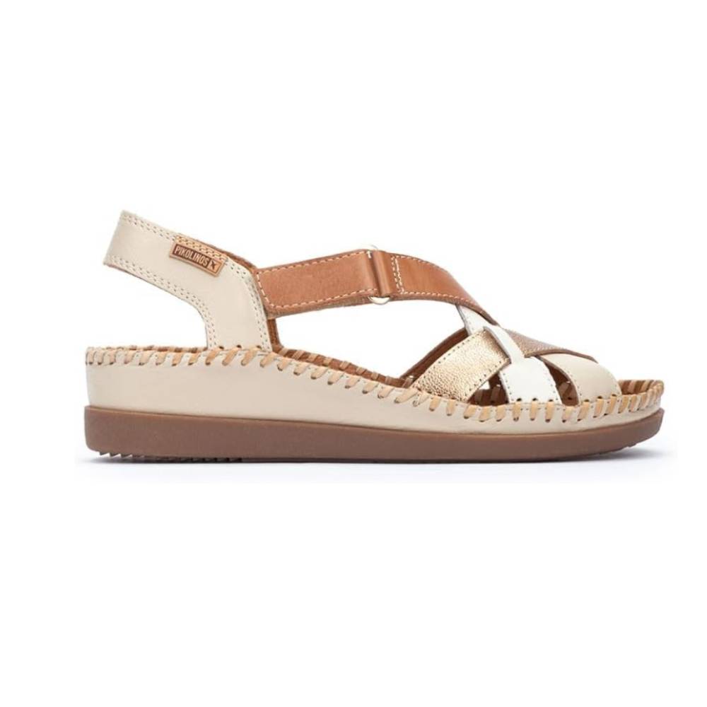 Sandalias Pikolinos modelo Cadaques W8K en color Beig