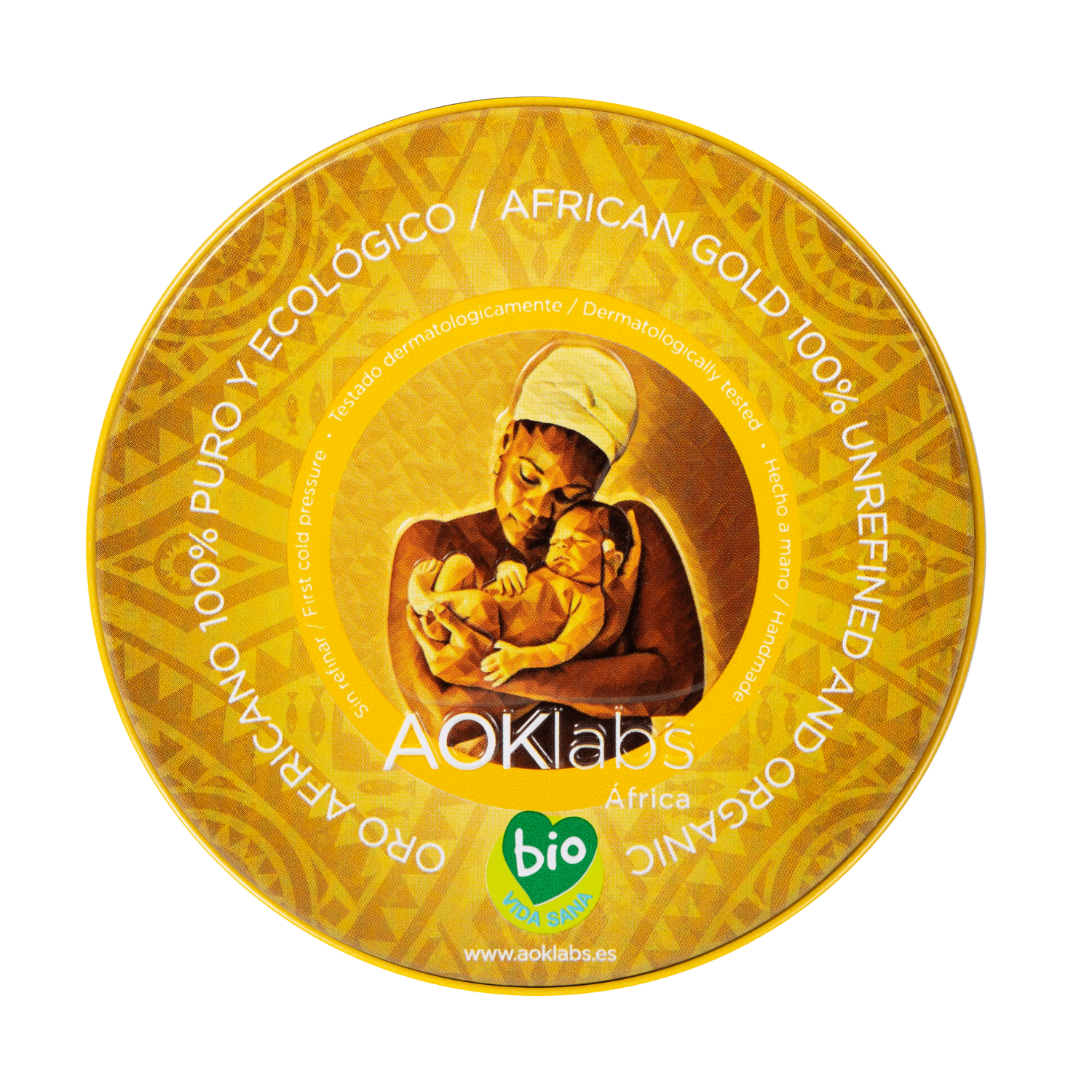 Aoklabs - Manteca de Karite Ecológica Sin Refinar - Oro Africano 100% Natural - Hidrata y Regenera Piel y Cabello