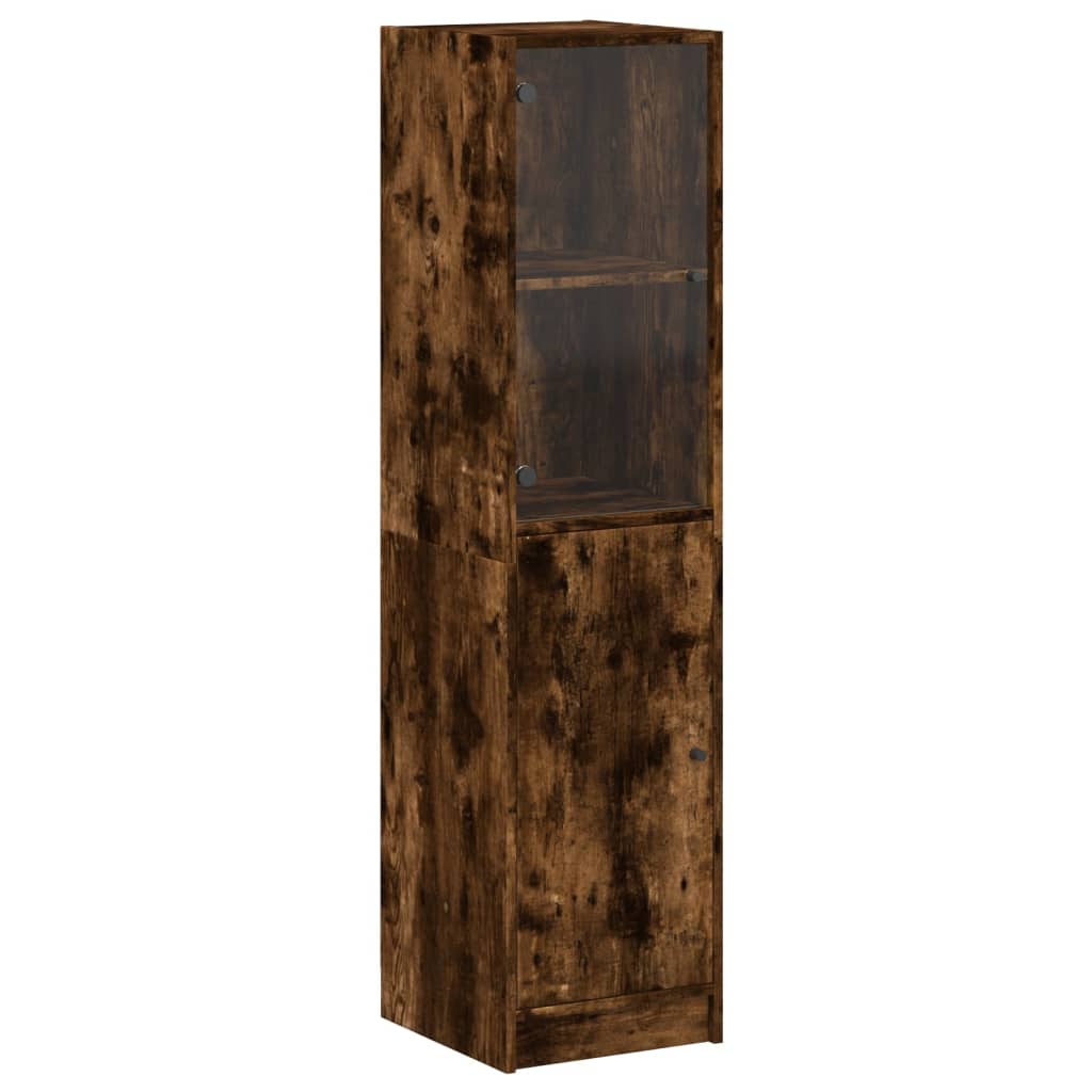 Vidaxl Aparador de Salón con Puerta de Vidrio 35x37x142 Cm