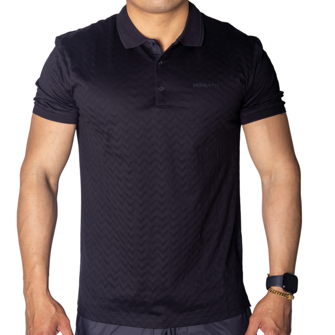 Polo Antony Morato Fit Mercerized Negro Hombre Moderno, Ropa casual 95% Algodón, 5% Elastano