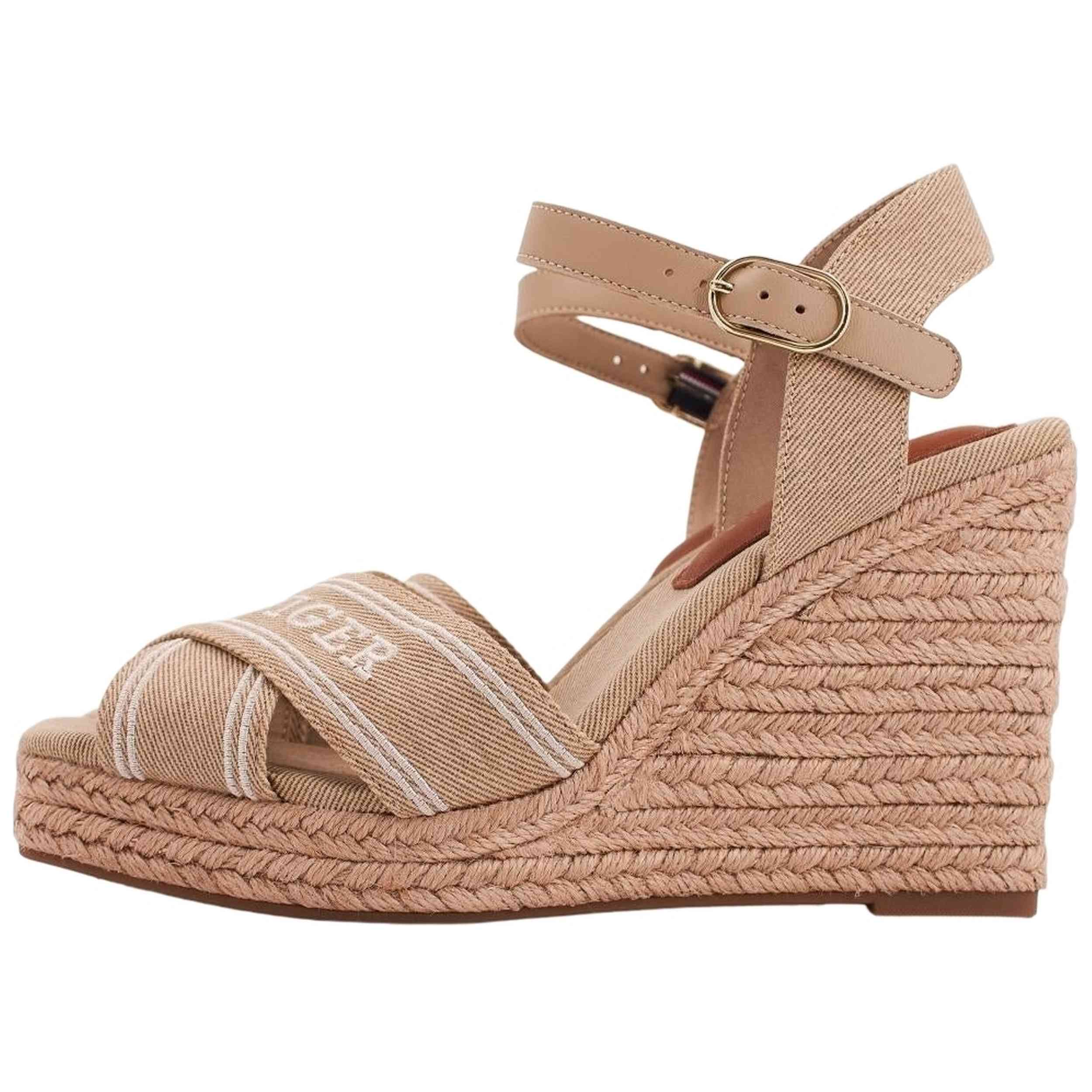 Sandalias De Plataforma Tommy Hilfiger modelo 1000133400 para Mujer en color Marron