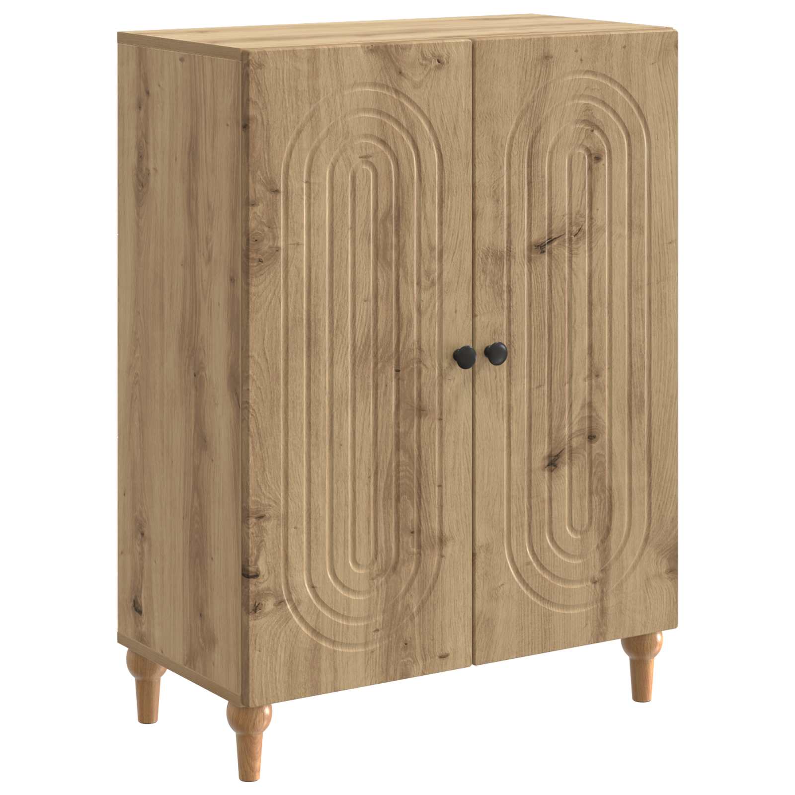 vidaXL Aparador 66 x 34,5 x 90 cm Madera de Ingeniería Multicolor