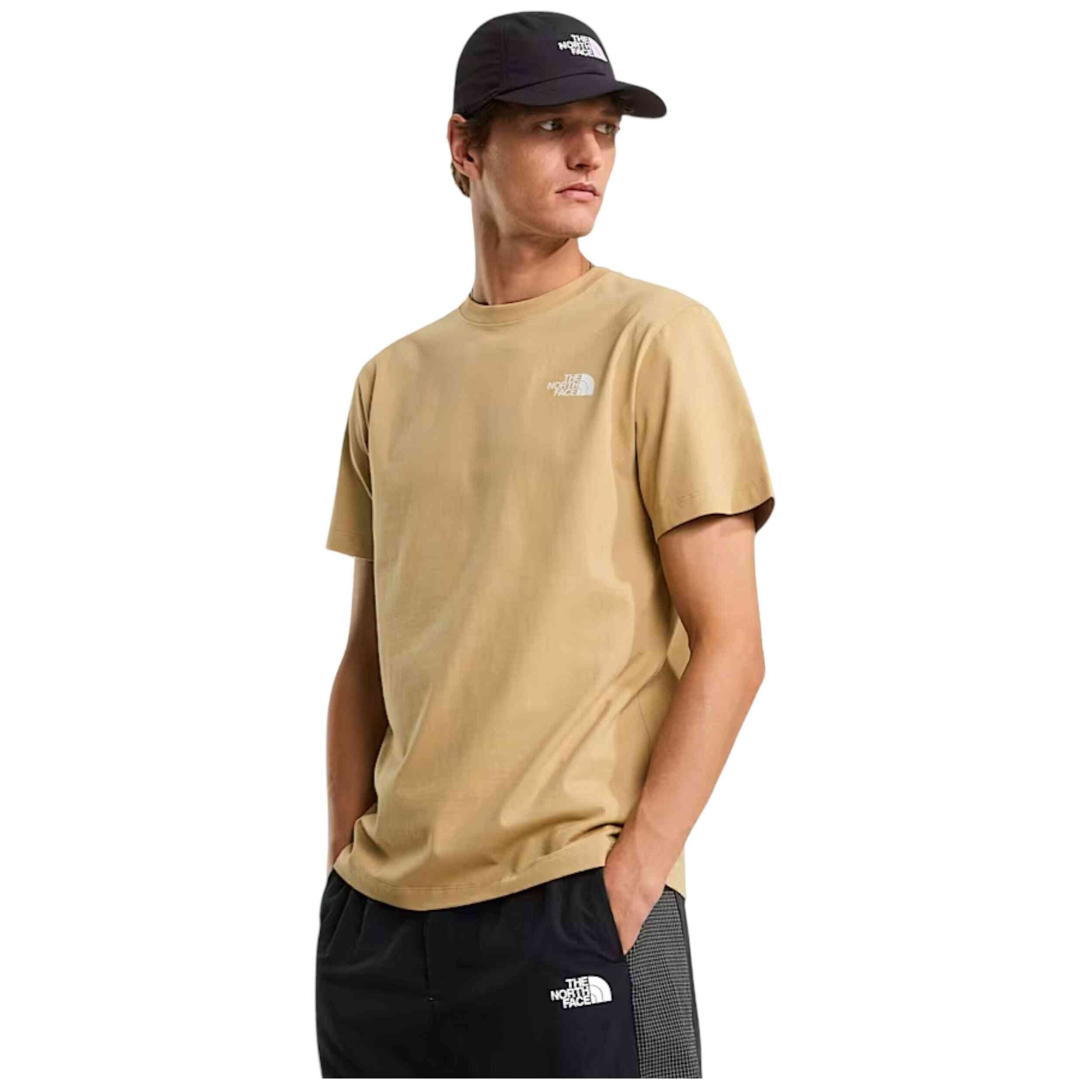 Camiseta De Manga Corta The North Face modelo M NORTH FACES REG SS TEE-GRAPHIC KHAKI STONE para hombre y mujer en color Beige