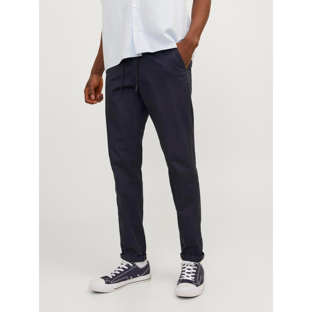Jack & Jones Marco Sunny Pantalón Chino Color Azul Oscuro - Básico, Atemporal, Es La Alternativa Elegante E Informal