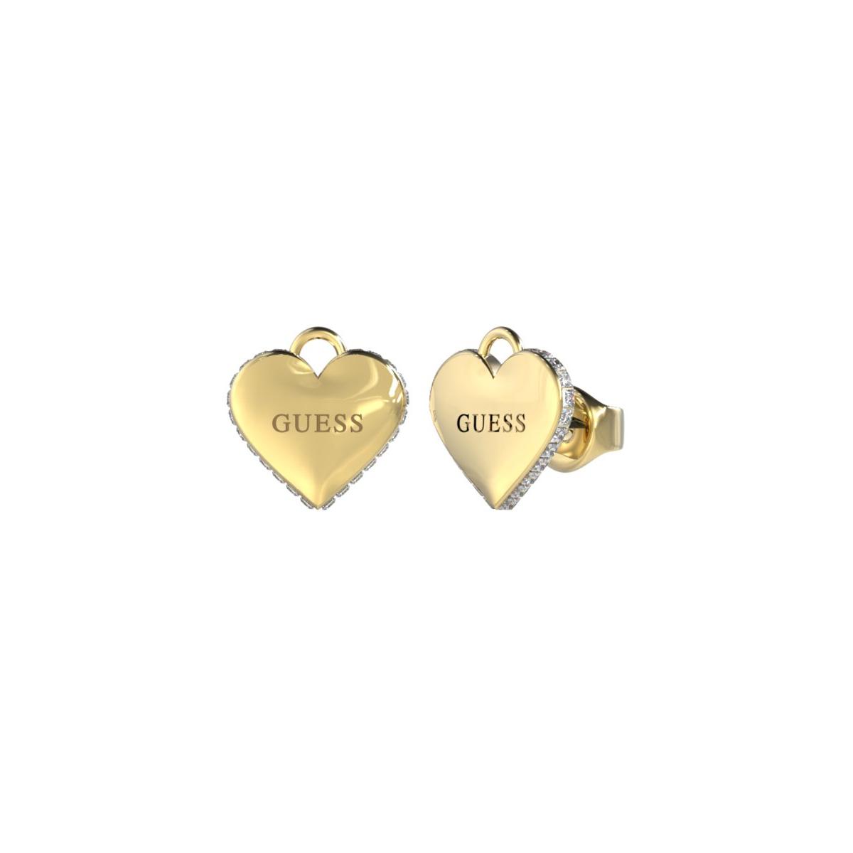 Guess Pendientes Mujer Falling In Love De Acero Dorado Jube02231jwygt-u