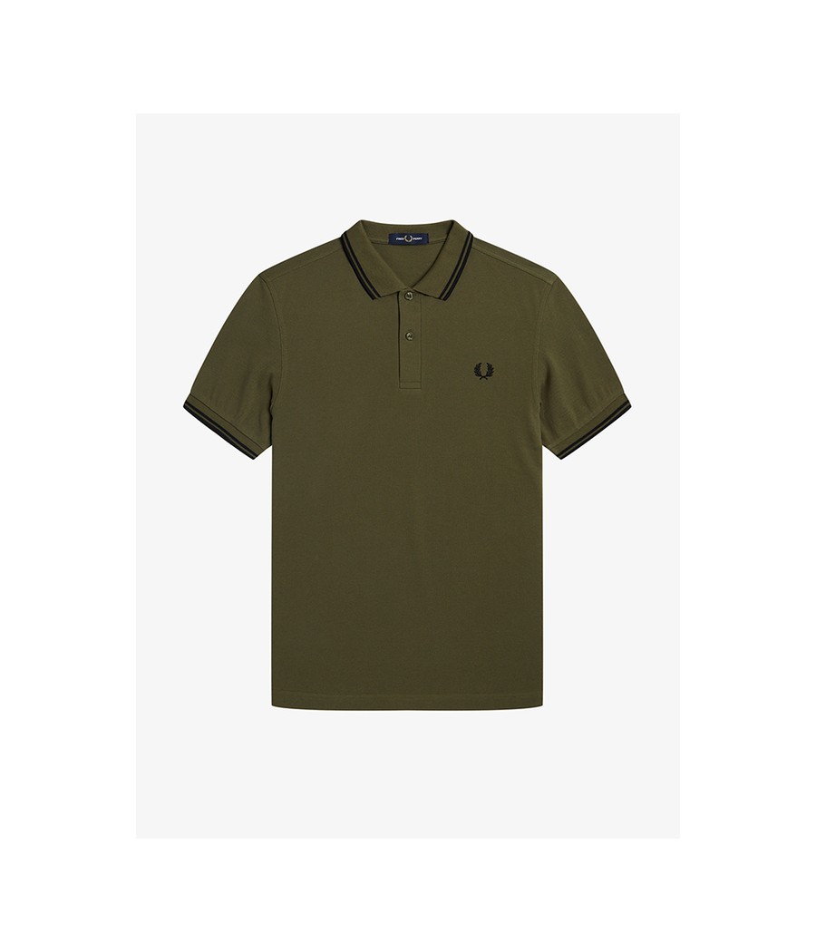 Home P2024 Polo/CAMISETA HOMBRE FRED PERRY-POLO CON PERFILES 1 COLOR HOMBRE POLO & CAMISETA