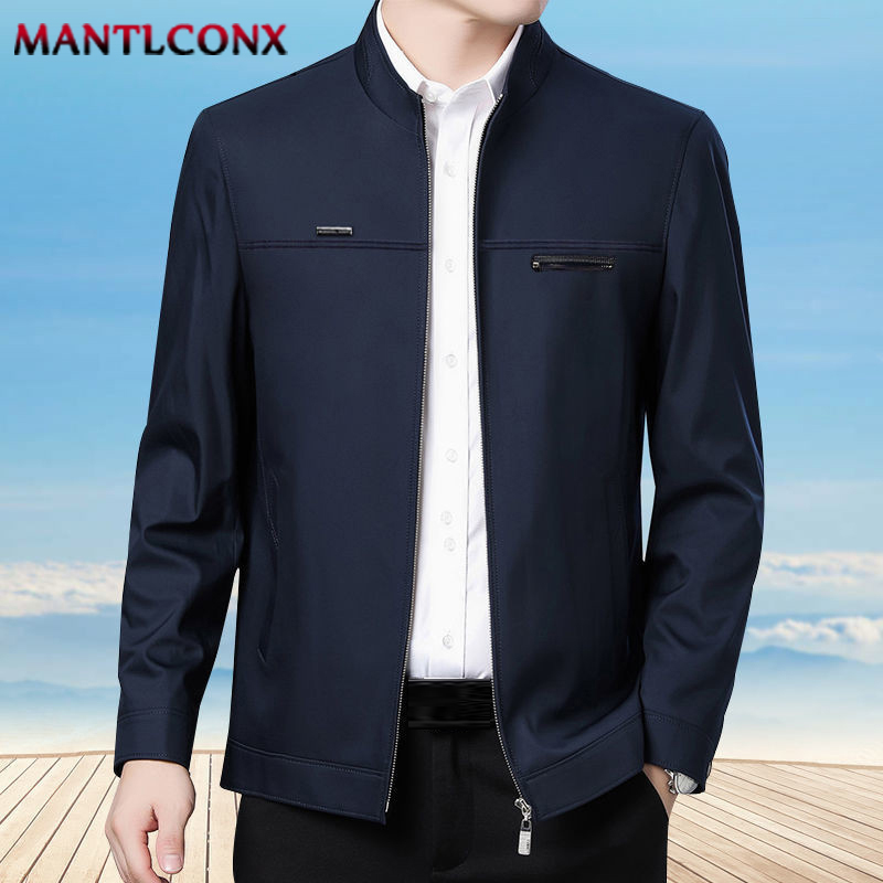 TK Nueva Chaqueta Clásica De Lujo Para Hombre Chaqueta De Encaje Formal Para Oficina Y Sociedad Outerwear De Primavera Tallas L-3XL Colores Negro Y Azul Oscuro