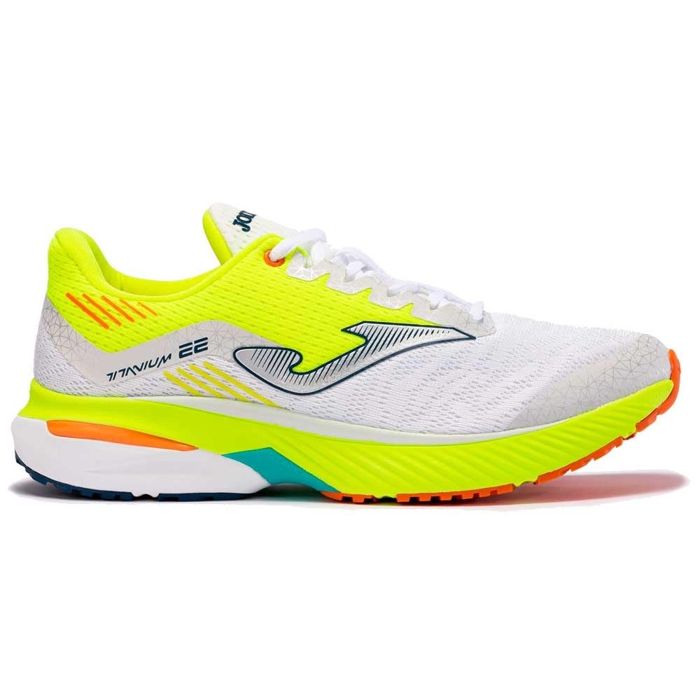 Zapatillas blancas JOMA TITANIUM MEN 2302 blanco-amarillo-fluor RTITAS2302