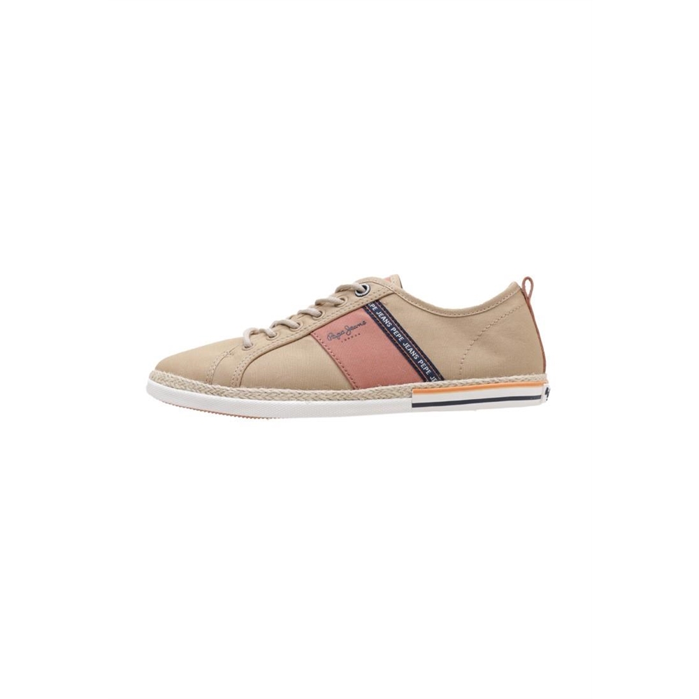 Pepe Jeans MAOUI TAPE SUNSET Alpargatas Planas Hombre Cuero
