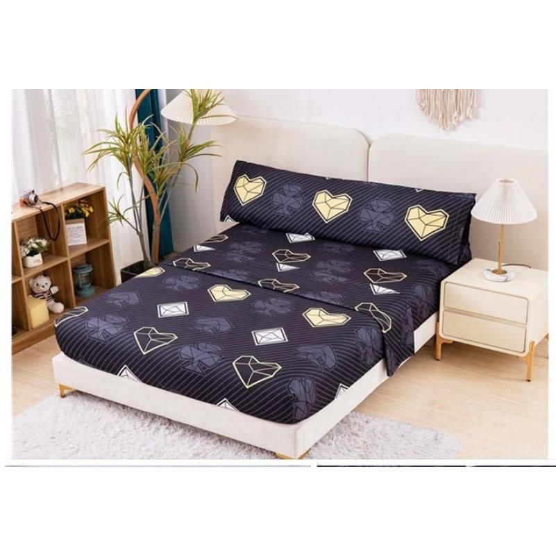 Juego de sábanas Verano 100% Microfibra (3 piezas) 1 sábana encimera +1  sábana ajustable + 1 fundas de almohada