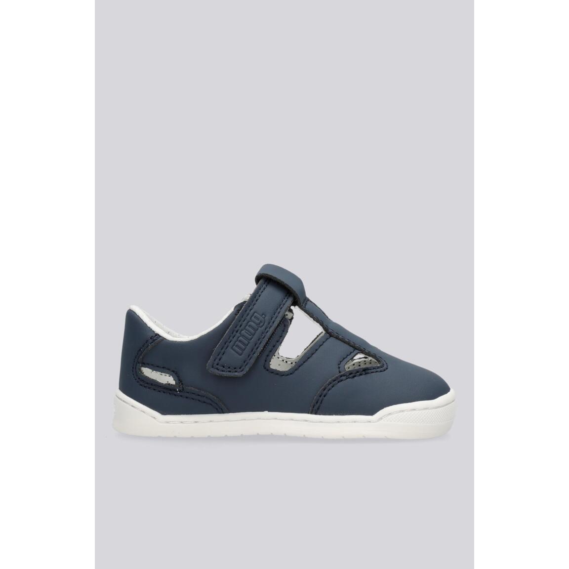Sandalias Barefoot para Bebé en Color Navy, - Mustang free baby - Ligera y Transpirable con Cierre de Tira Adhesiva, Ideal para Primeros Pasos, Estilo Casual