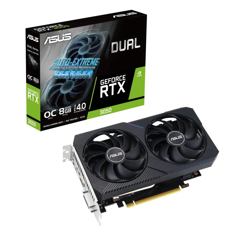 Asus dual geforce rtx 3050 v2 oc edition 8gb gddr6