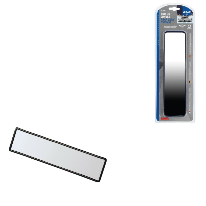 Espejo Retrovisor Interior Panorámico 260X67 Mm - Montaje Rápido Y LAM65501