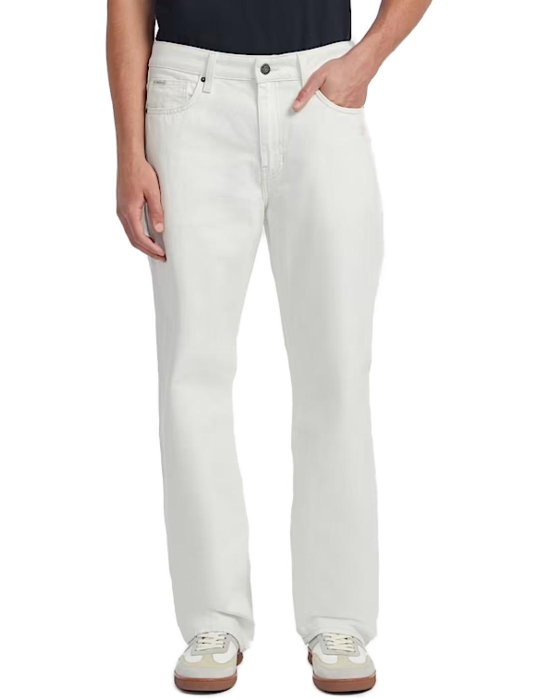Pantalón vaquero Guess Jeans blanco regular para hombre