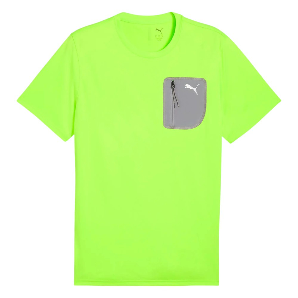 Camiseta Puma Flex Pocket Tee Verde Glare 526715-48 Training Hombre