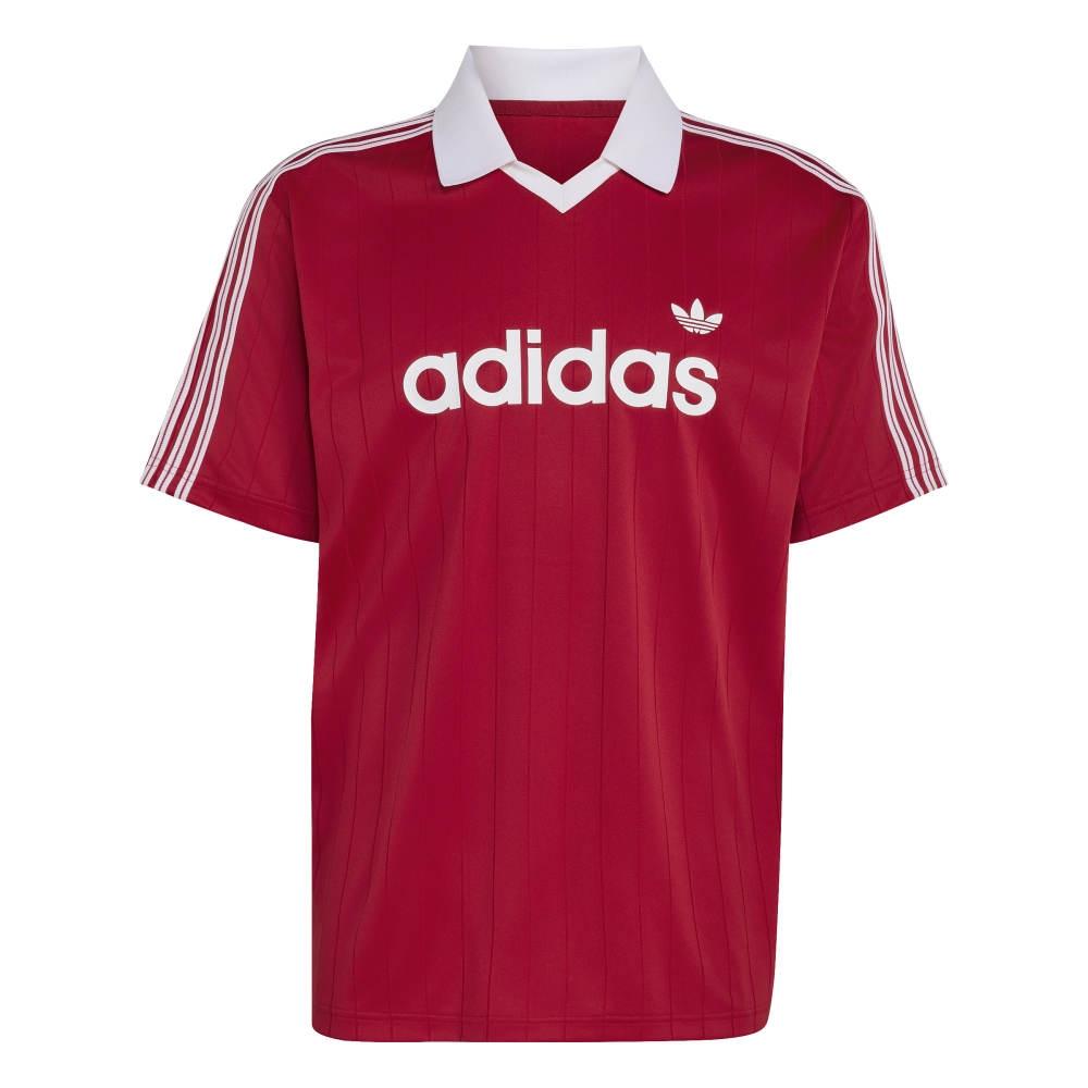 Camiseta Adidas pinstr Rojo