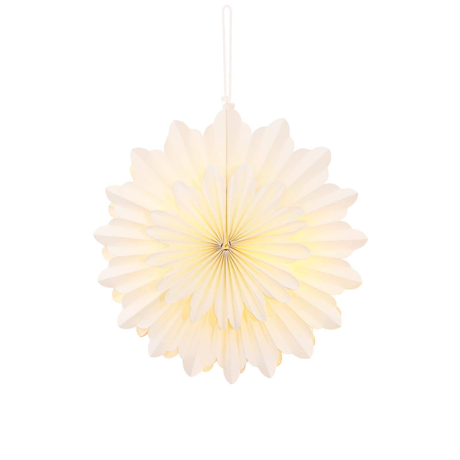 vidaXL Iluminación Navideña RAAHE 10 LED Blanco Cálido 45 x 17 x 45 cm