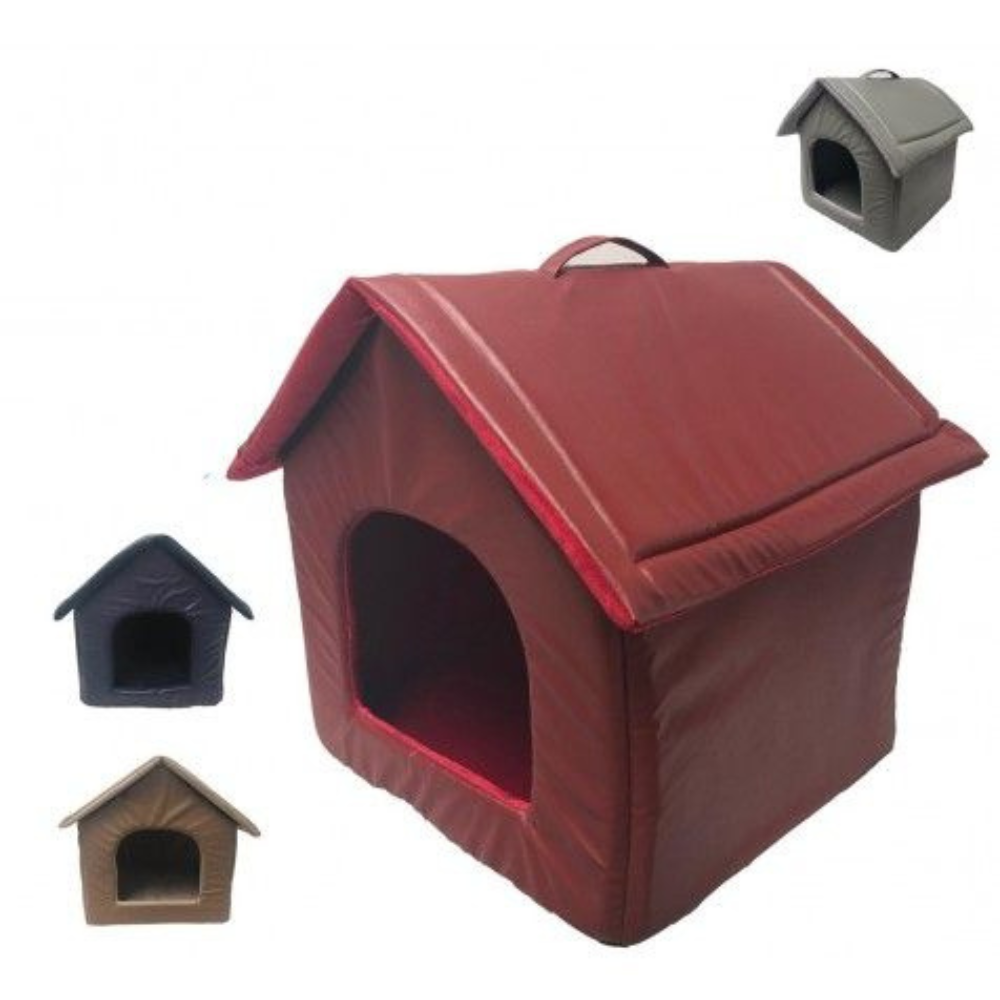 Caseta para Perros y Gatos 36x36x36 Cm Gris - Barakaldo Vet Shop