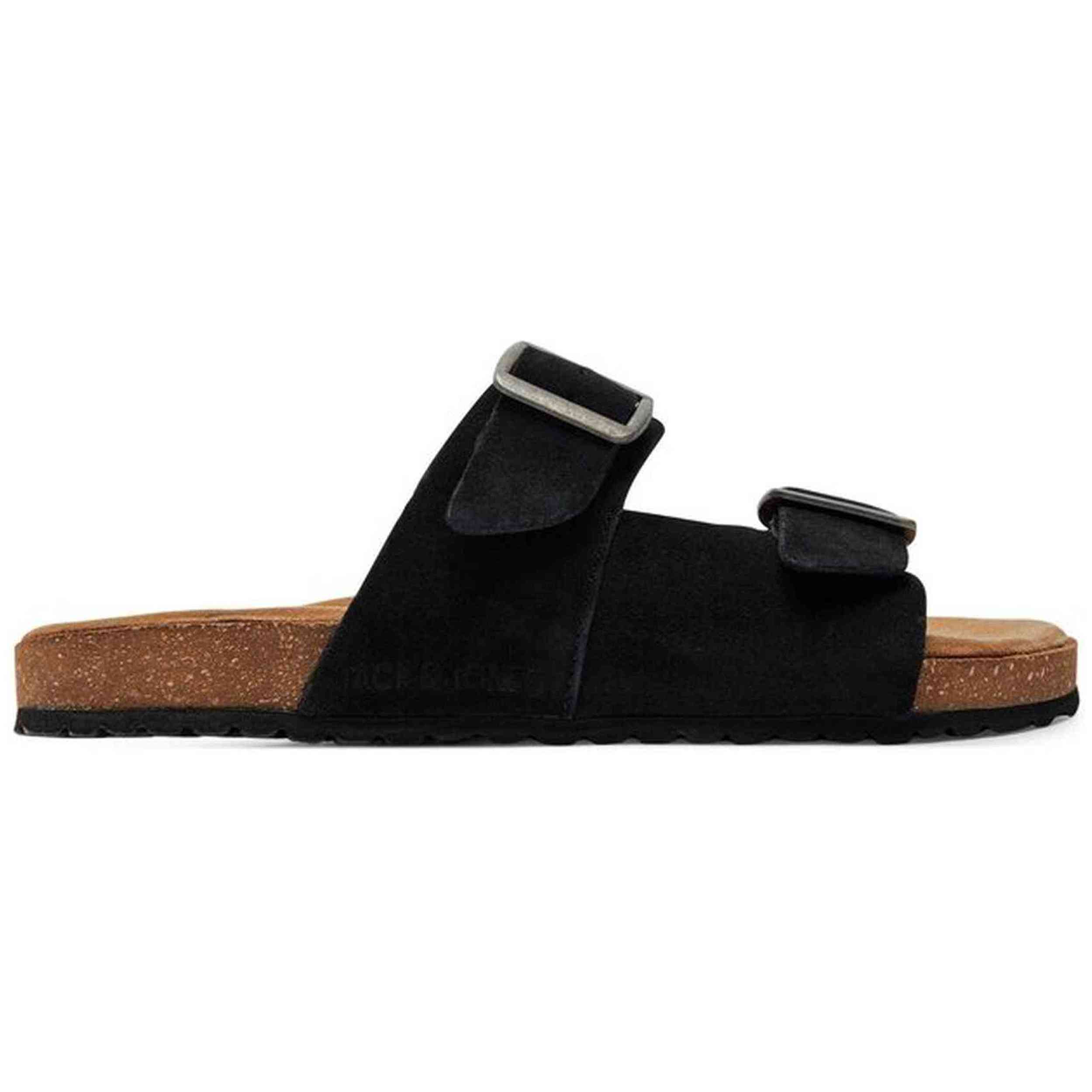 Sandalias marca Jack & Jones modelo 12231428-Negro para hombre en color negro