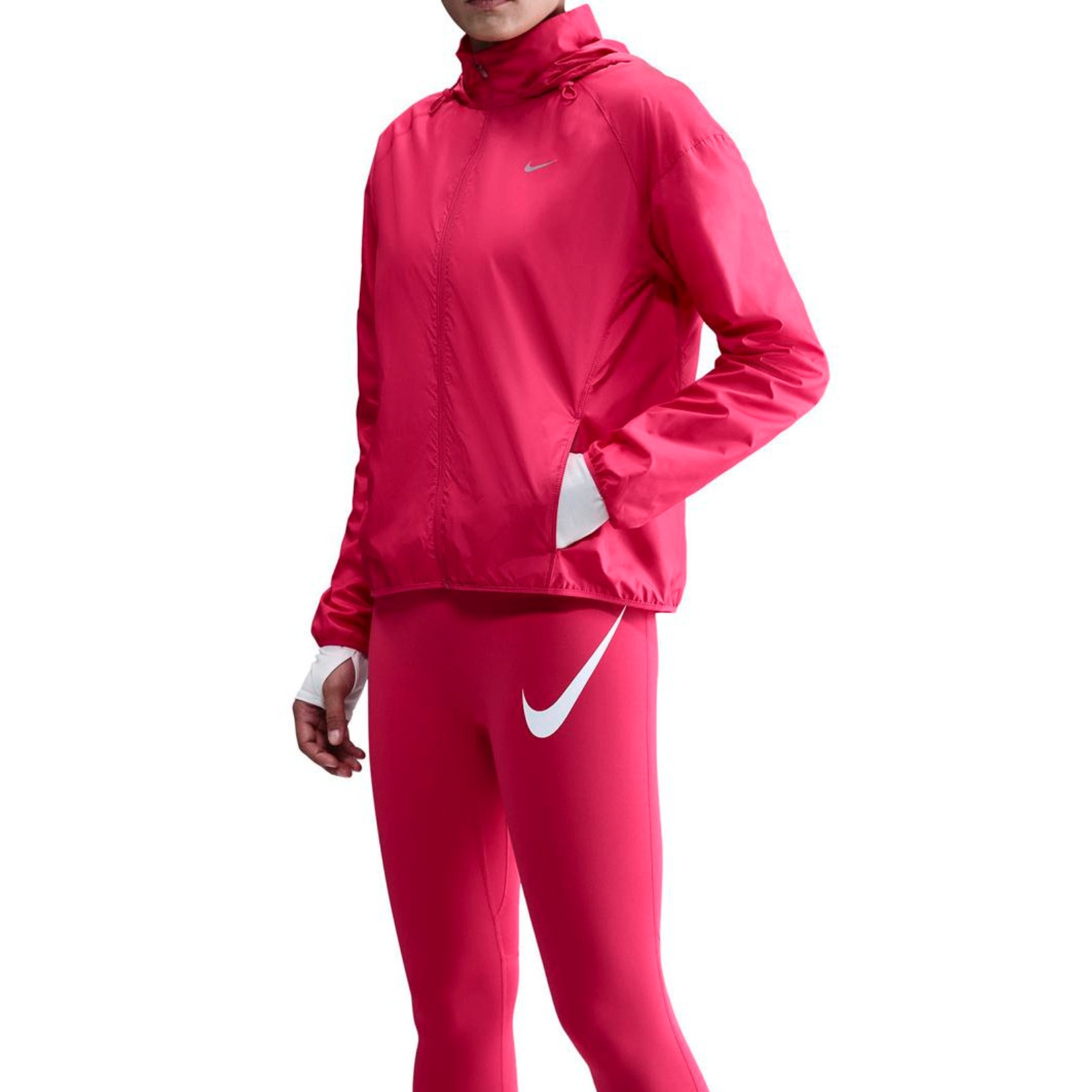 Chaqueta Nike Tempo Repel Rosa - Cortaviento de running para mujer.