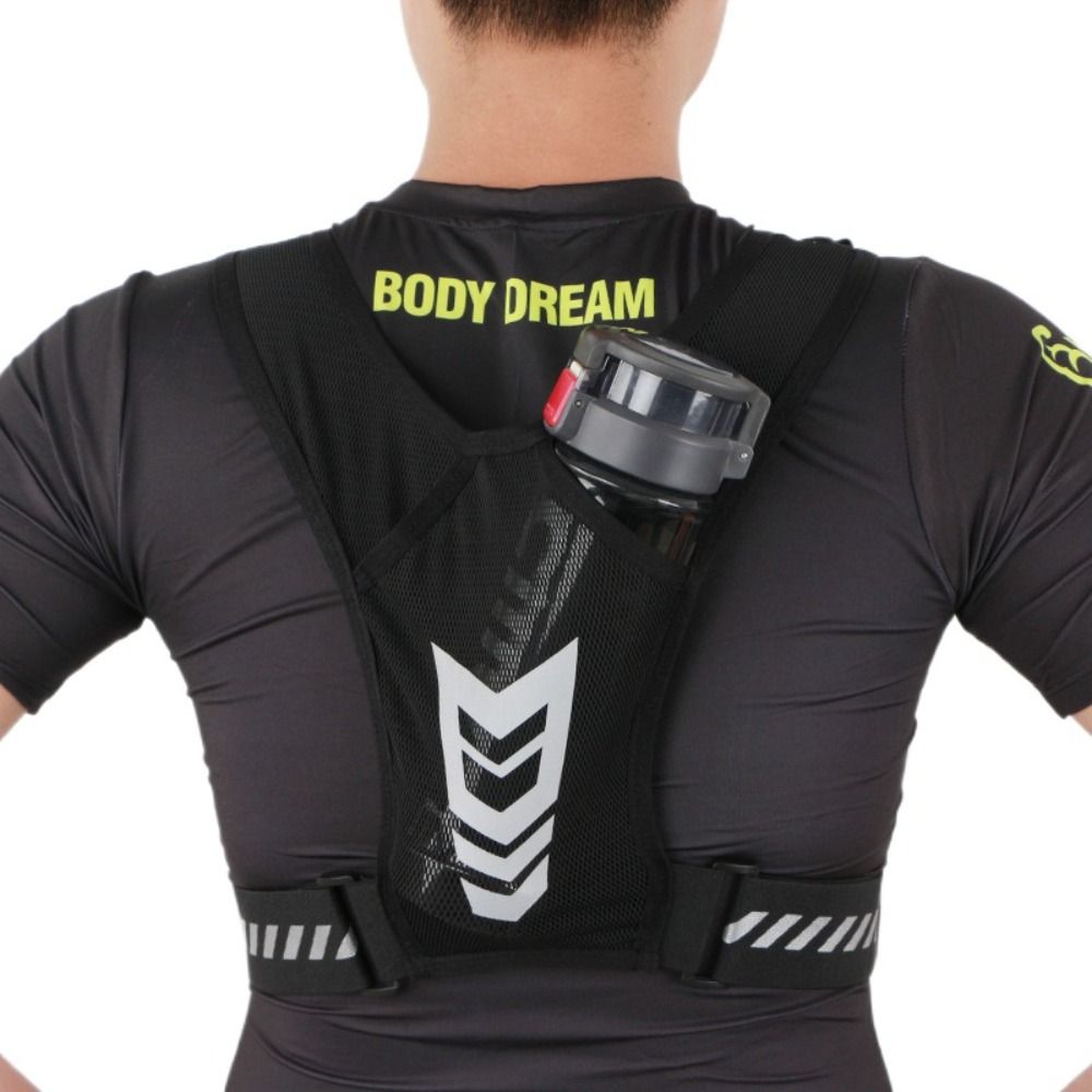 TK Mochila ligera para correr, chaleco reflectante Universal para correr, cinturilla ajustable, bolsa de pecho