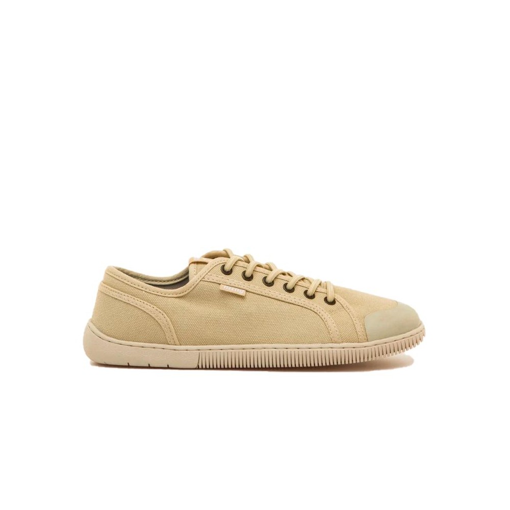 Mustang - Zapatillas Barefoot Mustang 60944 mujer de diseño minimalista y suela flexible, perfectas como zapatillas mujer, barefoot mujer y deportivas de mujer, color beig